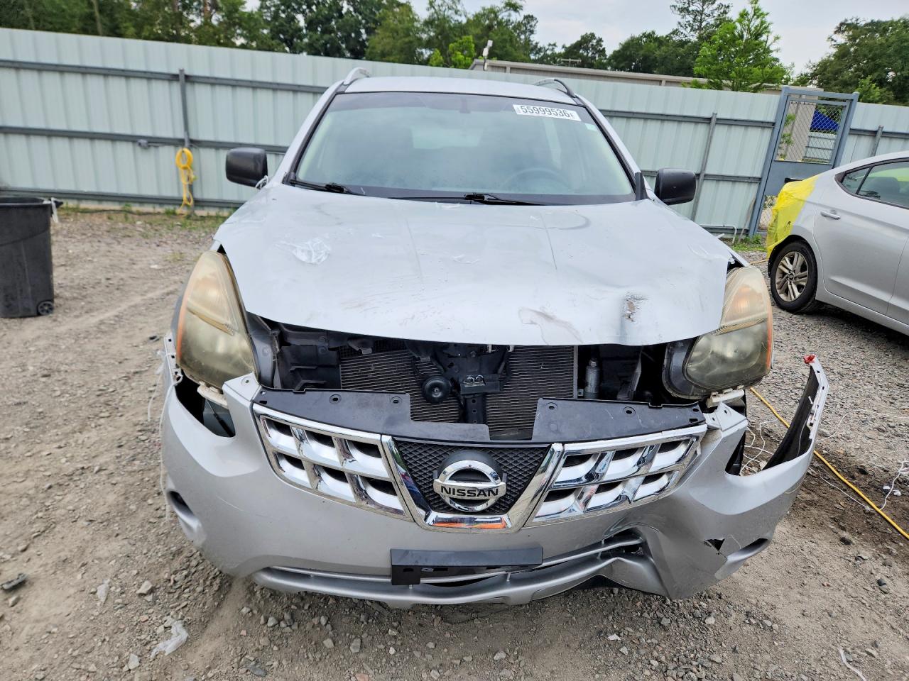 2014 Nissan Rogue Select S Silver vin: JN8AS5MT5EW601896