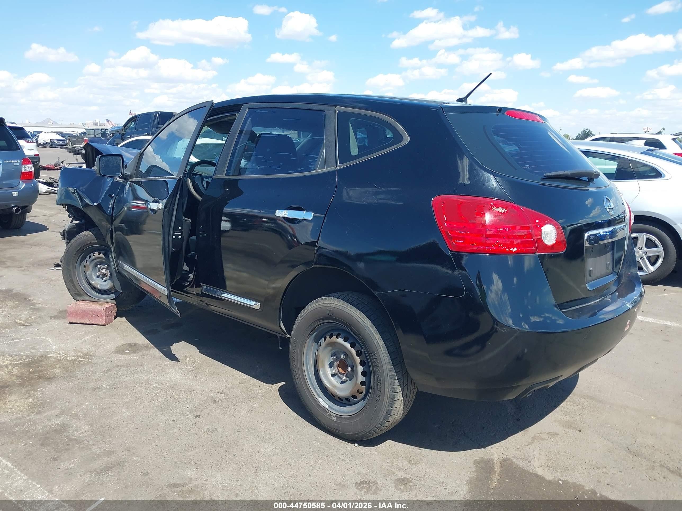 2014 Nissan Rogue Select S Black vin: JN8AS5MT5EW603096