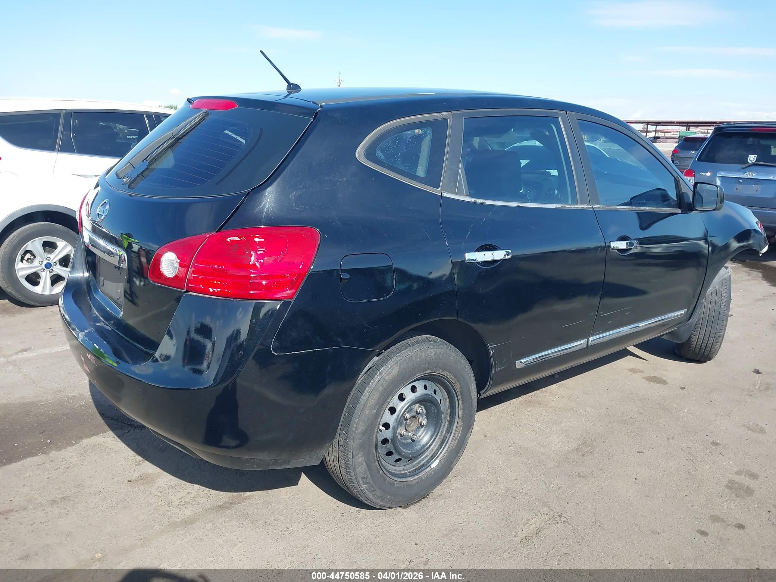 2014 Nissan Rogue Select S Black vin: JN8AS5MT5EW603096