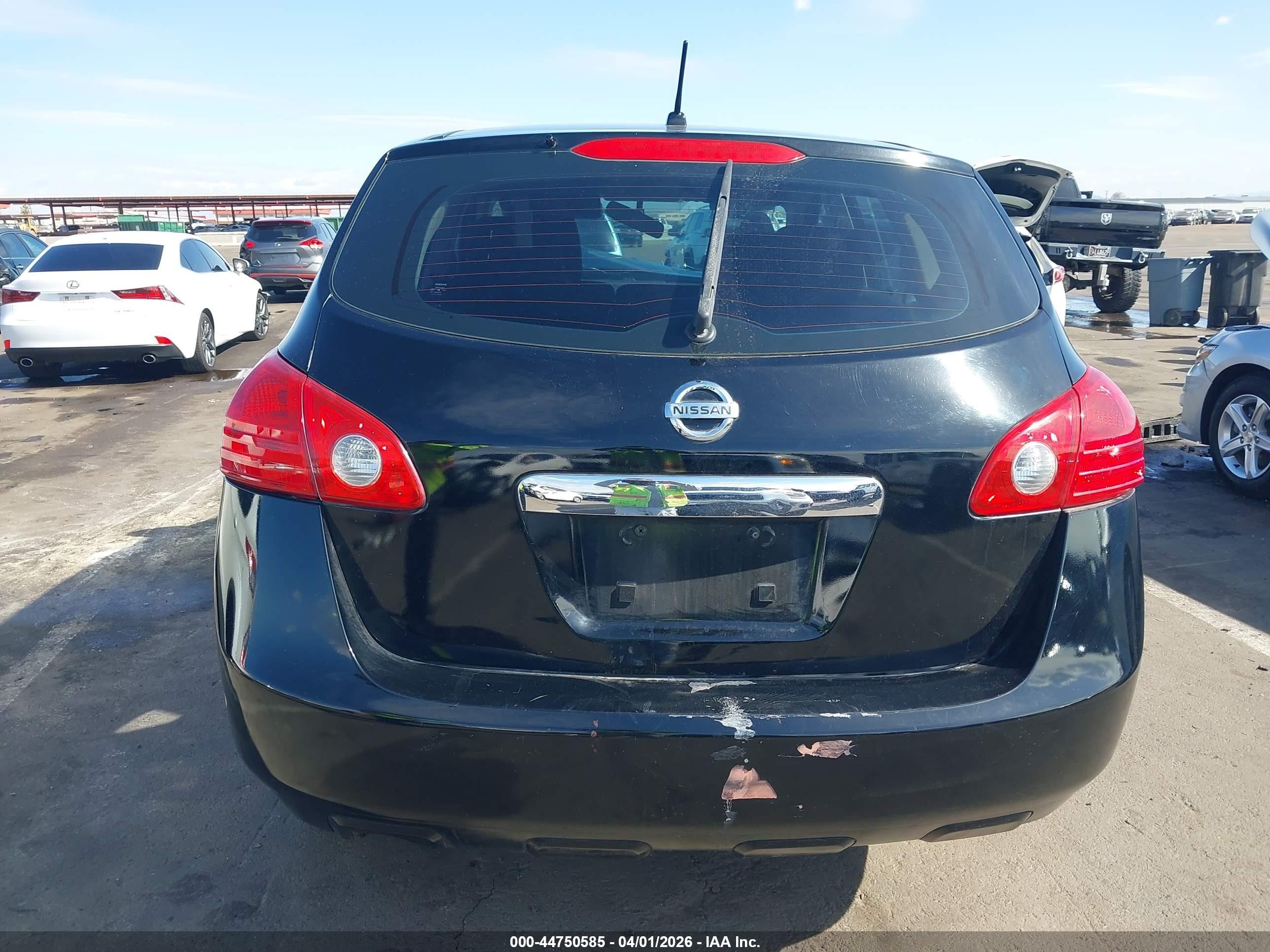 2014 Nissan Rogue Select S Black vin: JN8AS5MT5EW603096