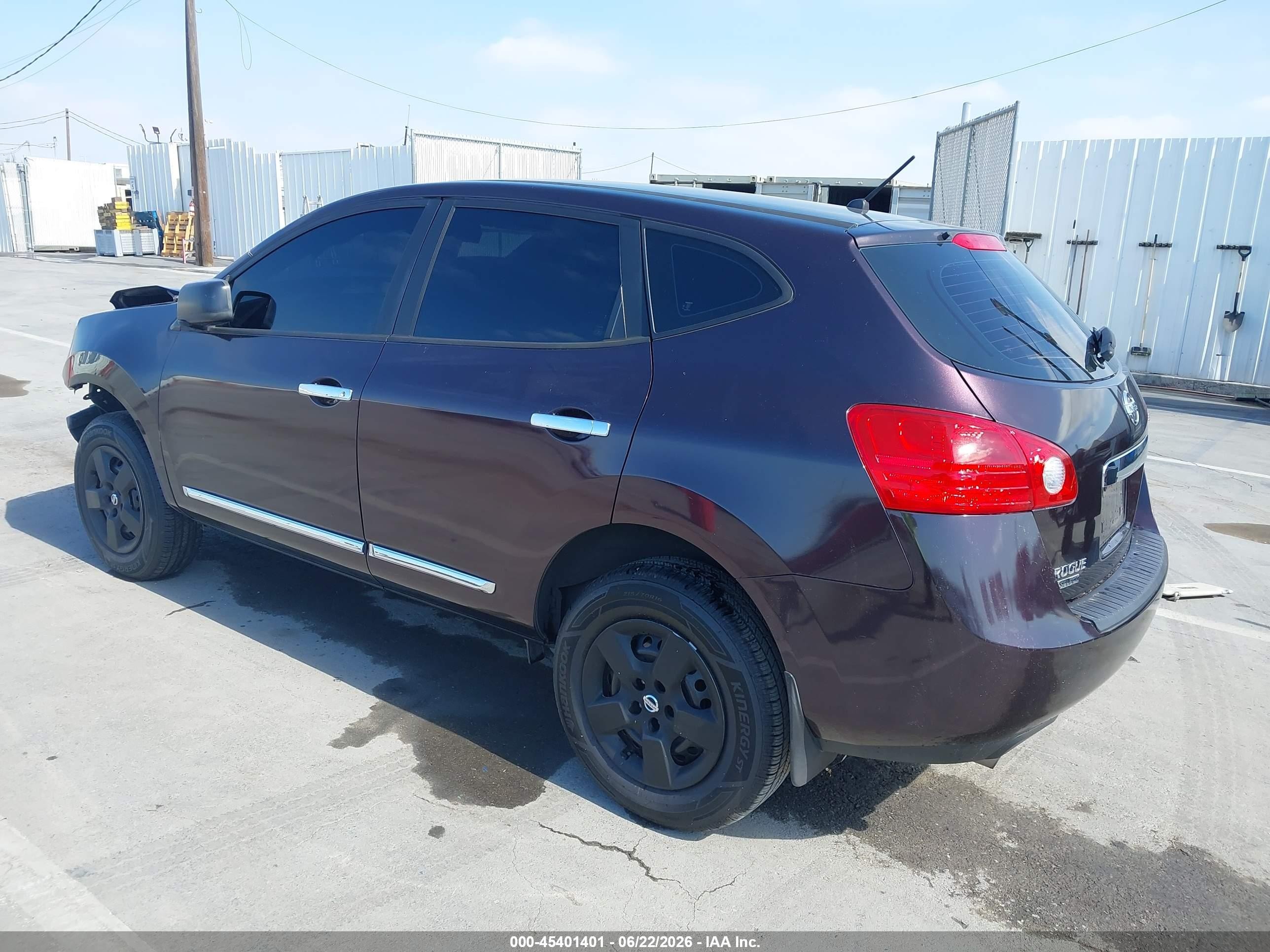 2014 Nissan Rogue Select S Purple vin: JN8AS5MT5EW606029