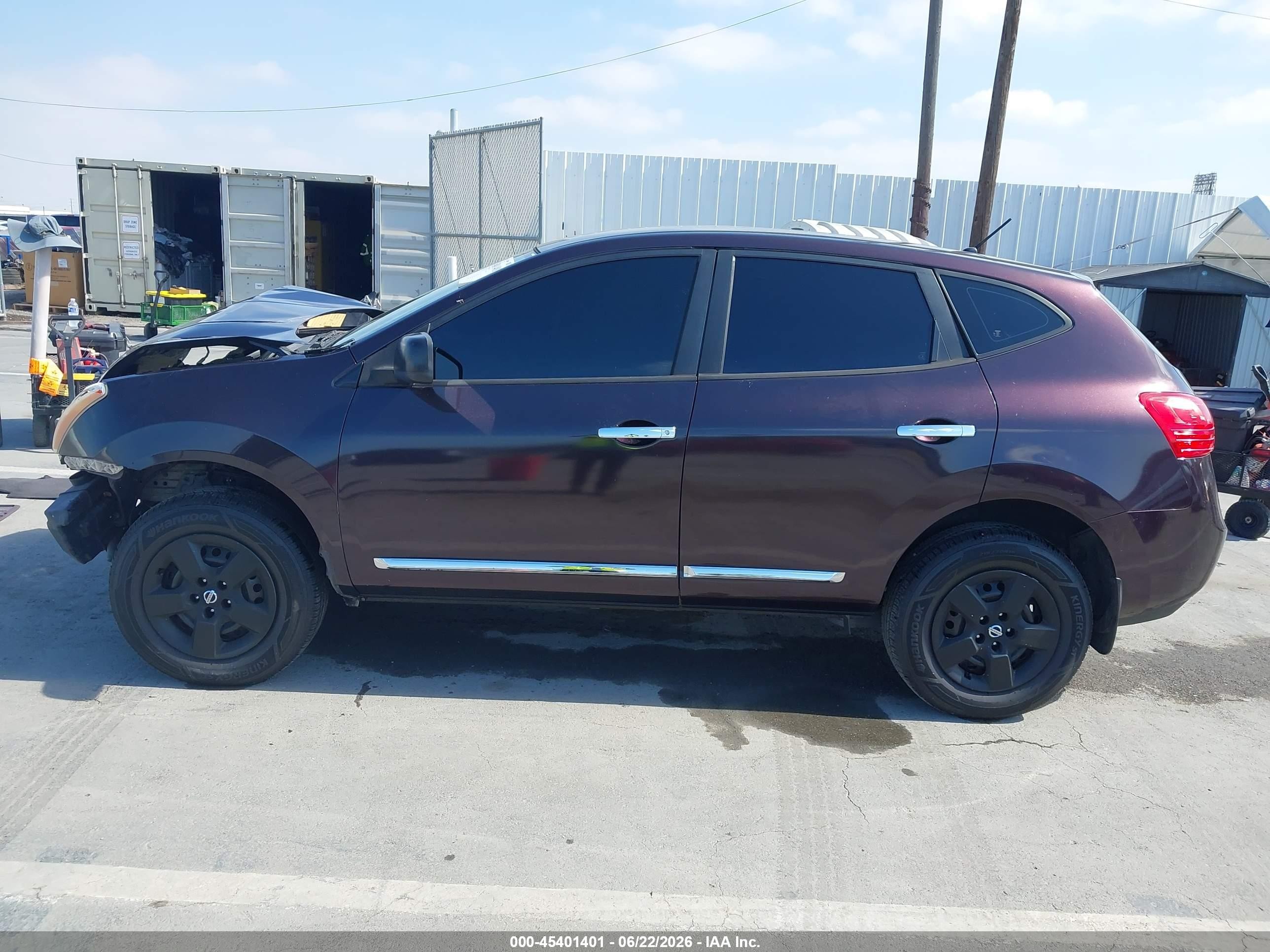 2014 Nissan Rogue Select S Purple vin: JN8AS5MT5EW606029