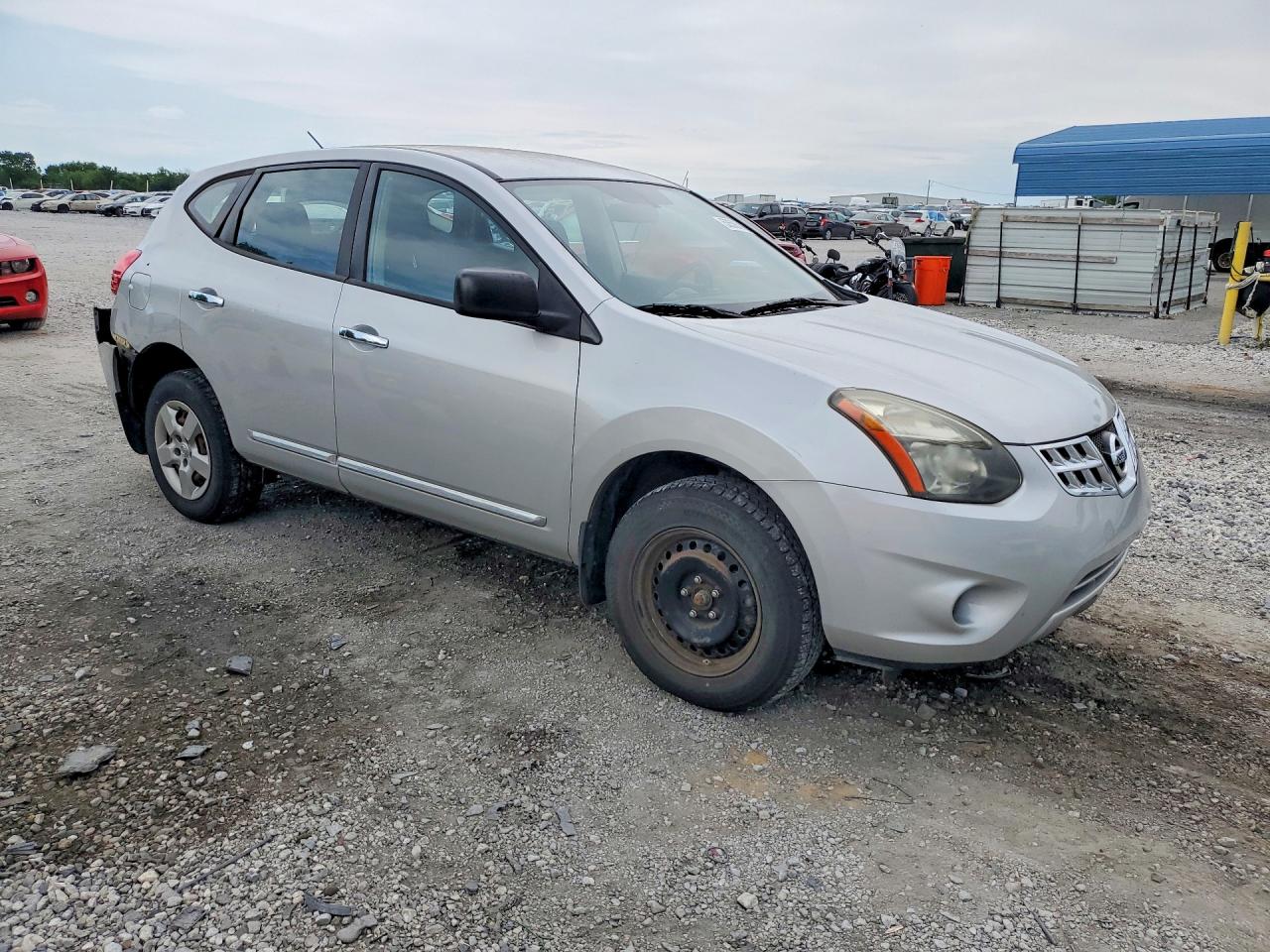 2014 Nissan Rogue Select S Gray vin: JN8AS5MT5EW613479