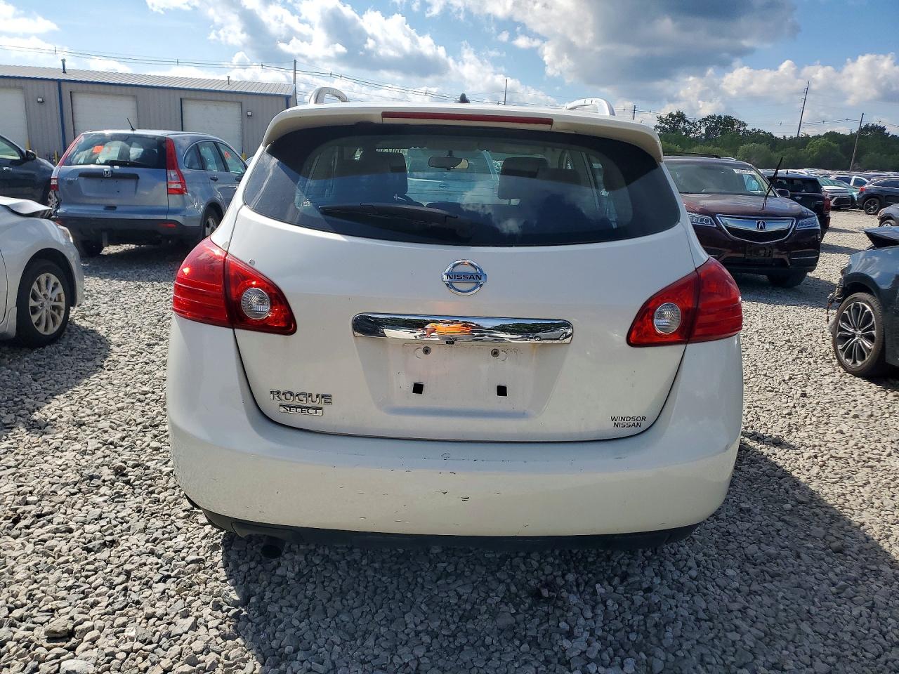2014 Nissan Rogue Select S Белый vin: JN8AS5MT5EW616236
