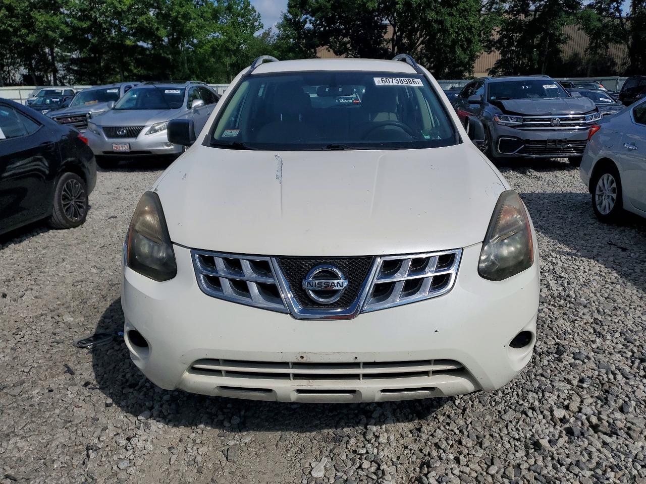 2014 Nissan Rogue Select S Белый vin: JN8AS5MT5EW616236
