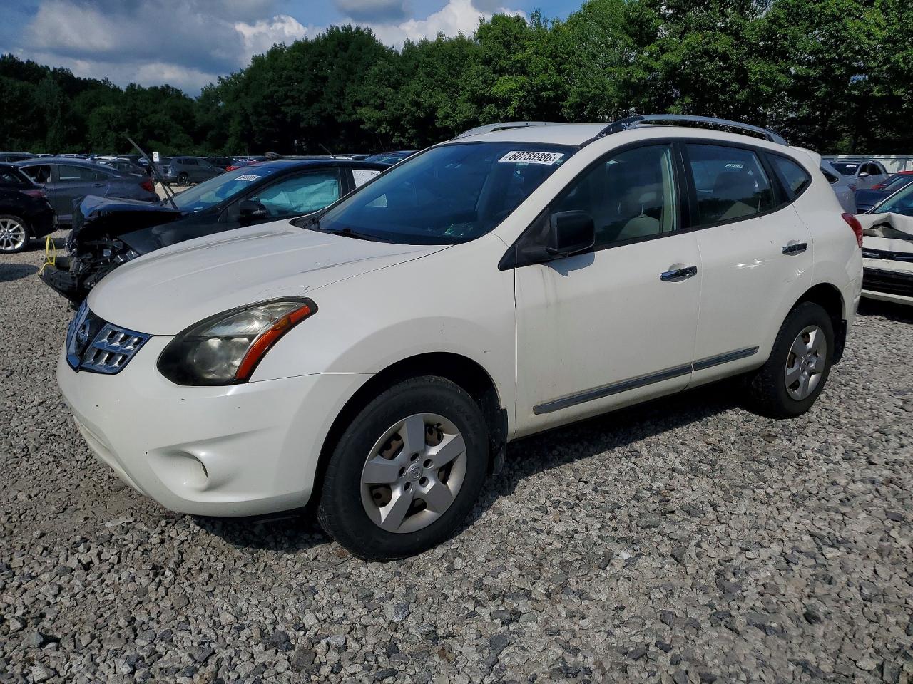 2014 Nissan Rogue Select S Белый vin: JN8AS5MT5EW616236