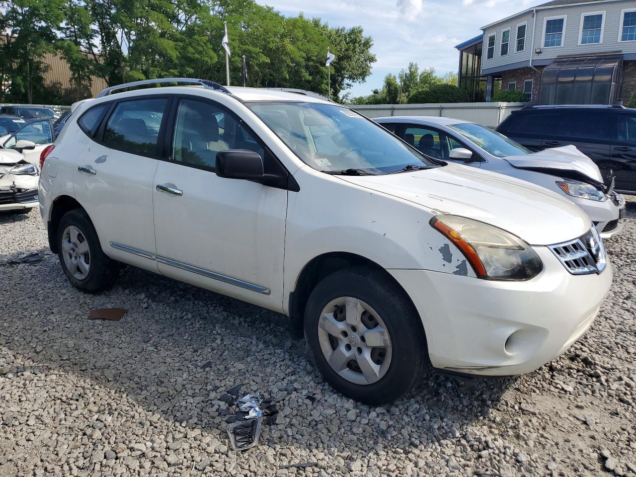 2014 Nissan Rogue Select S Белый vin: JN8AS5MT5EW616236