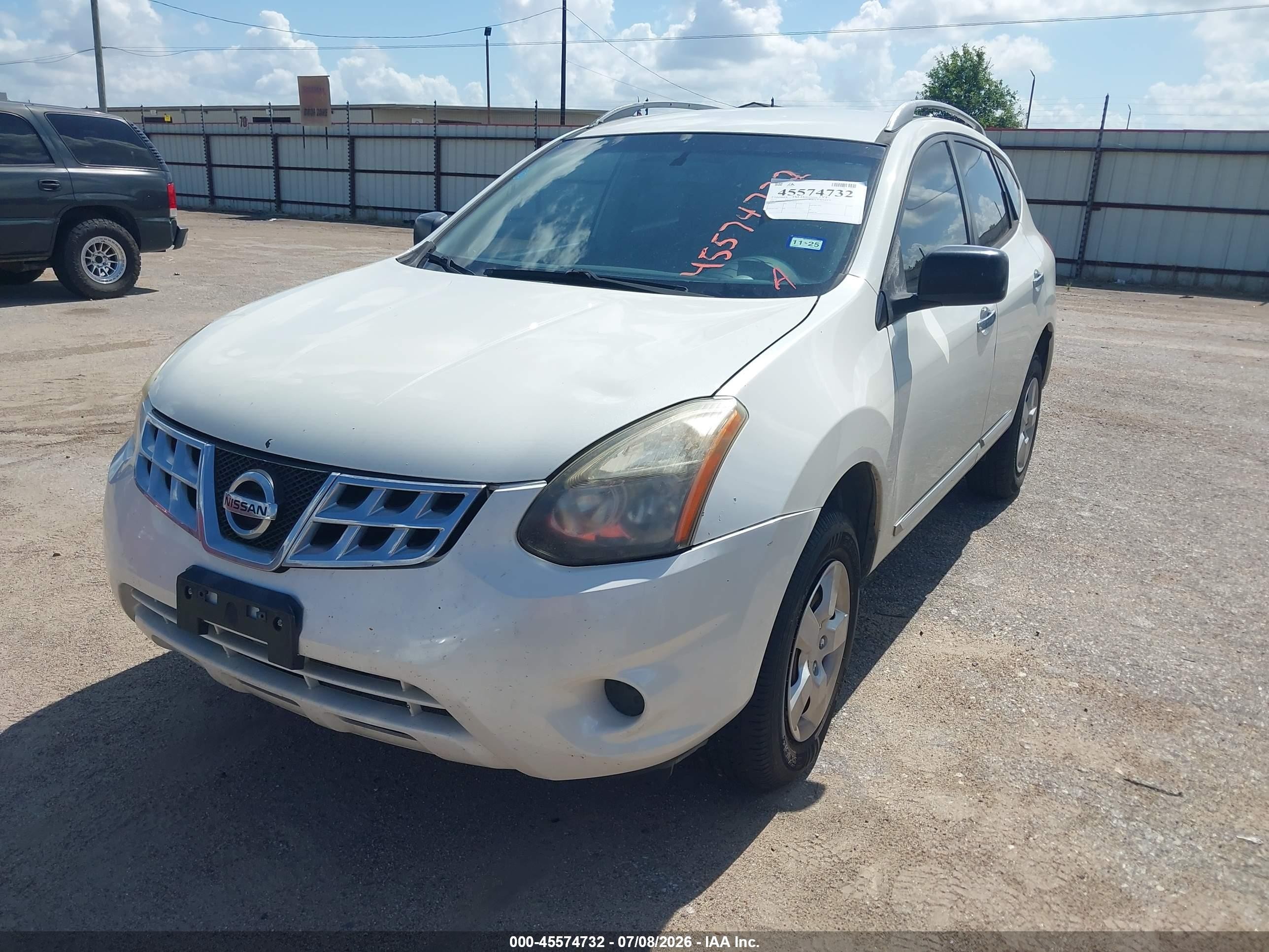 2014 Nissan Rogue Select S White vin: JN8AS5MT5EW618262