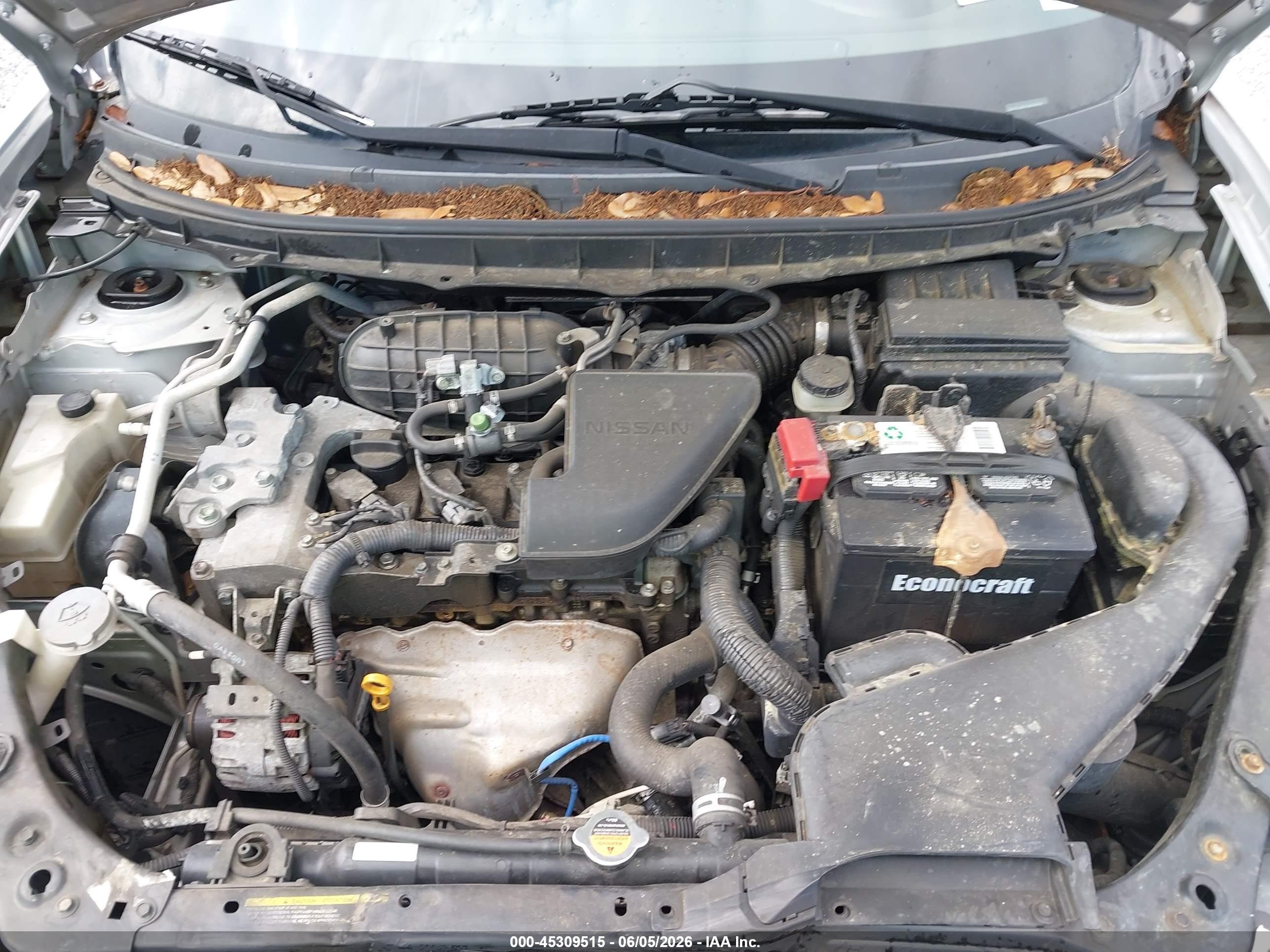 2014 Nissan Rogue Select S Серебряный vin: JN8AS5MT5EW624773