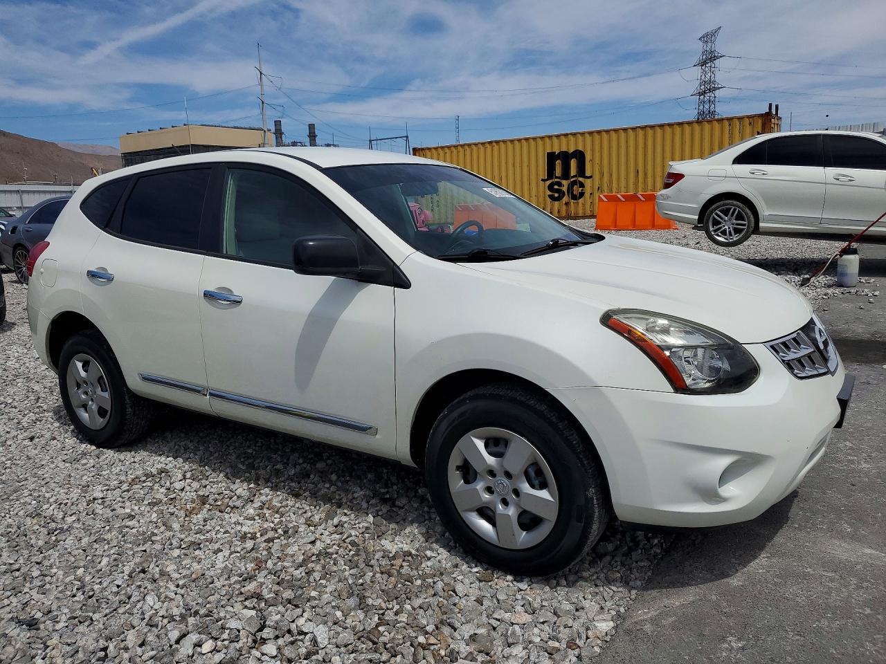 2015 Nissan Rogue Select S White vin: JN8AS5MT5FW163818
