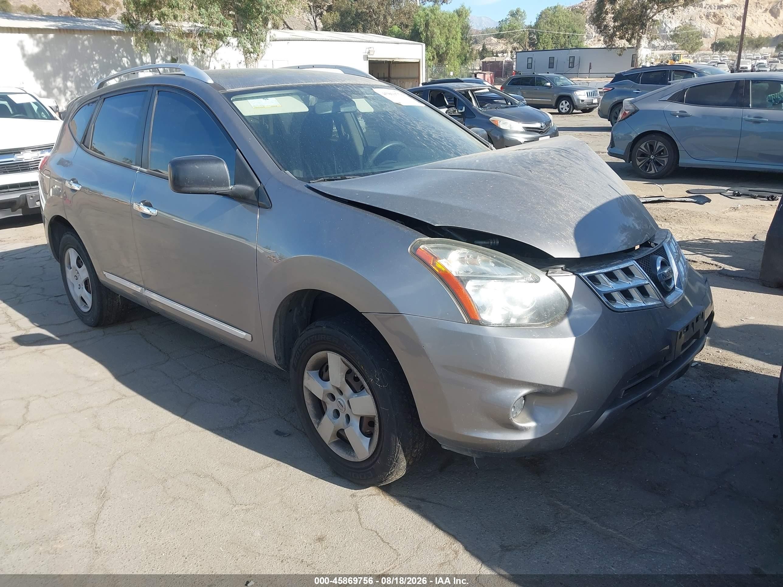 2015 Nissan Rogue Select S Gray vin: JN8AS5MT5FW661193