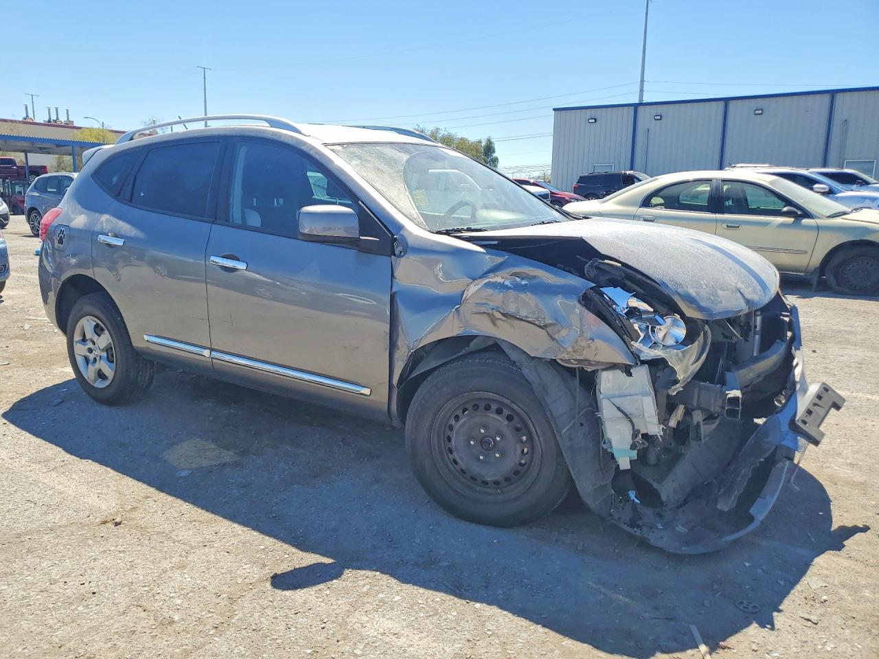 2015 Nissan Rogue Select S Gray vin: JN8AS5MT5FW662148