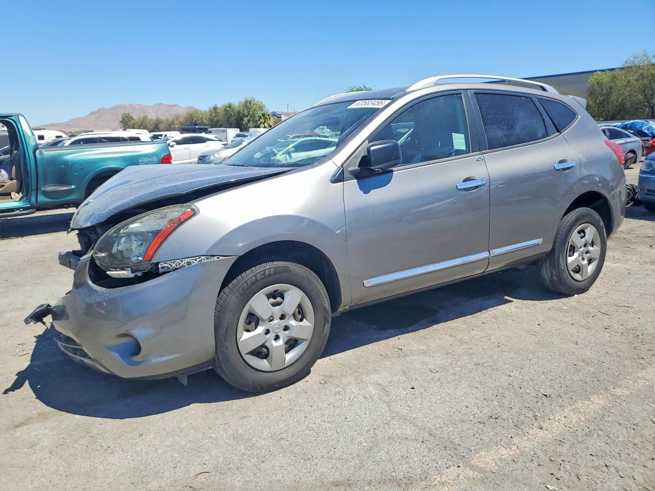2015 Nissan Rogue Select S Gray vin: JN8AS5MT5FW662148