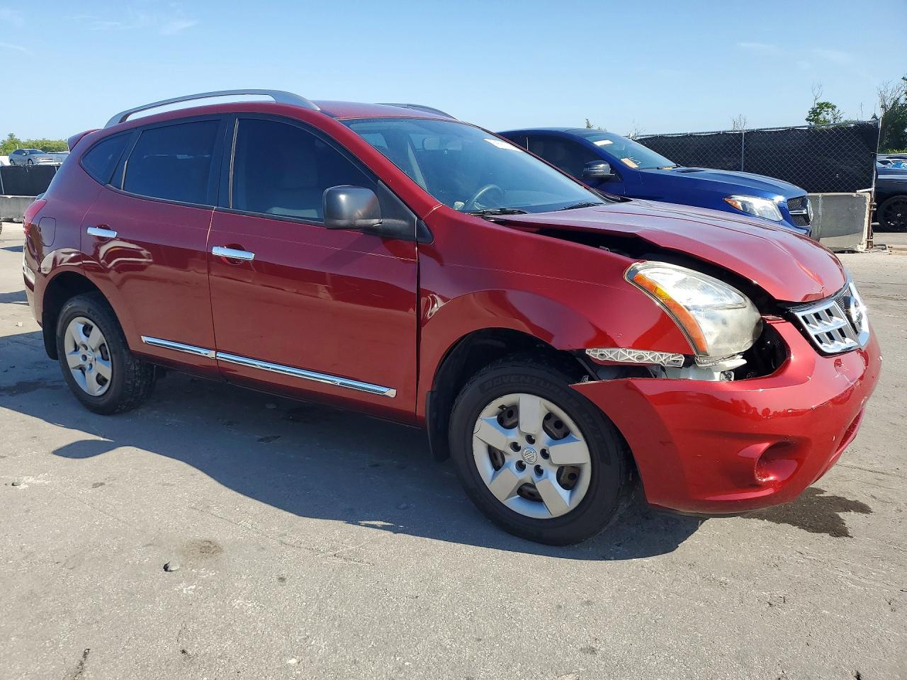 2015 Nissan Rogue Select S Red vin: JN8AS5MT5FW663347
