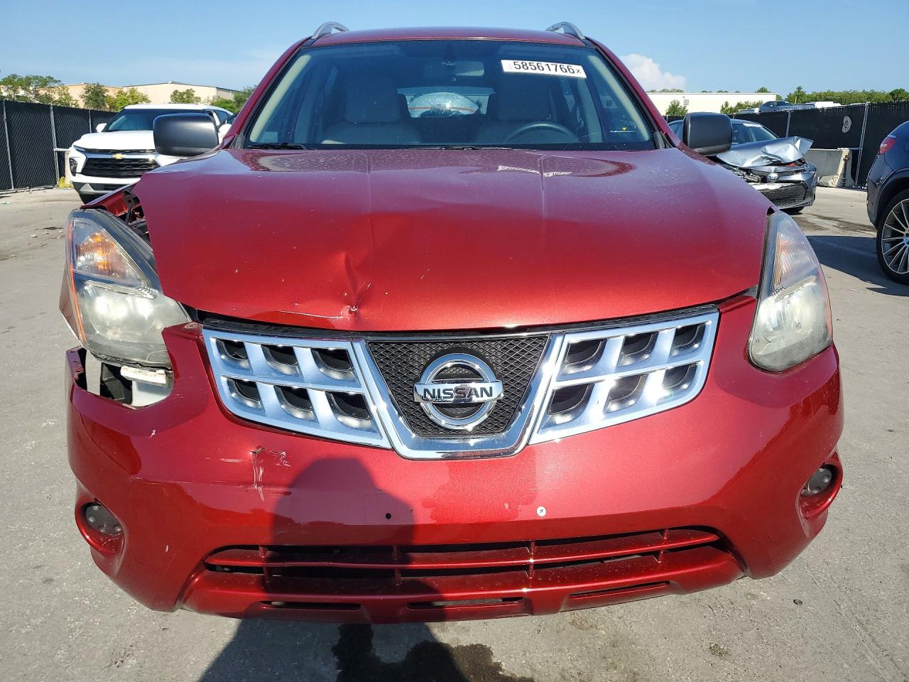 2015 Nissan Rogue Select S Red vin: JN8AS5MT5FW663347