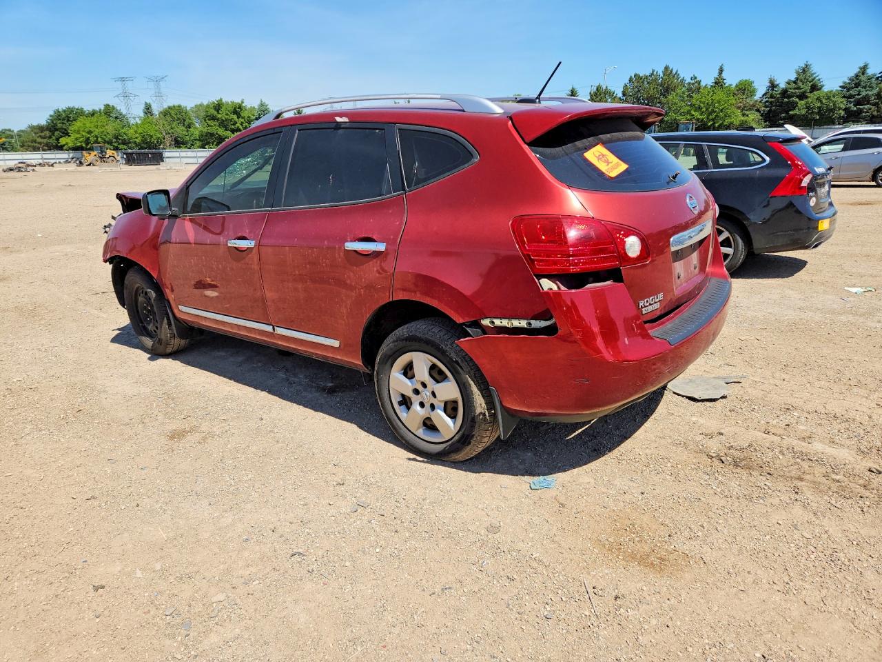 2015 Nissan Rogue Select S Red vin: JN8AS5MT5FW663655