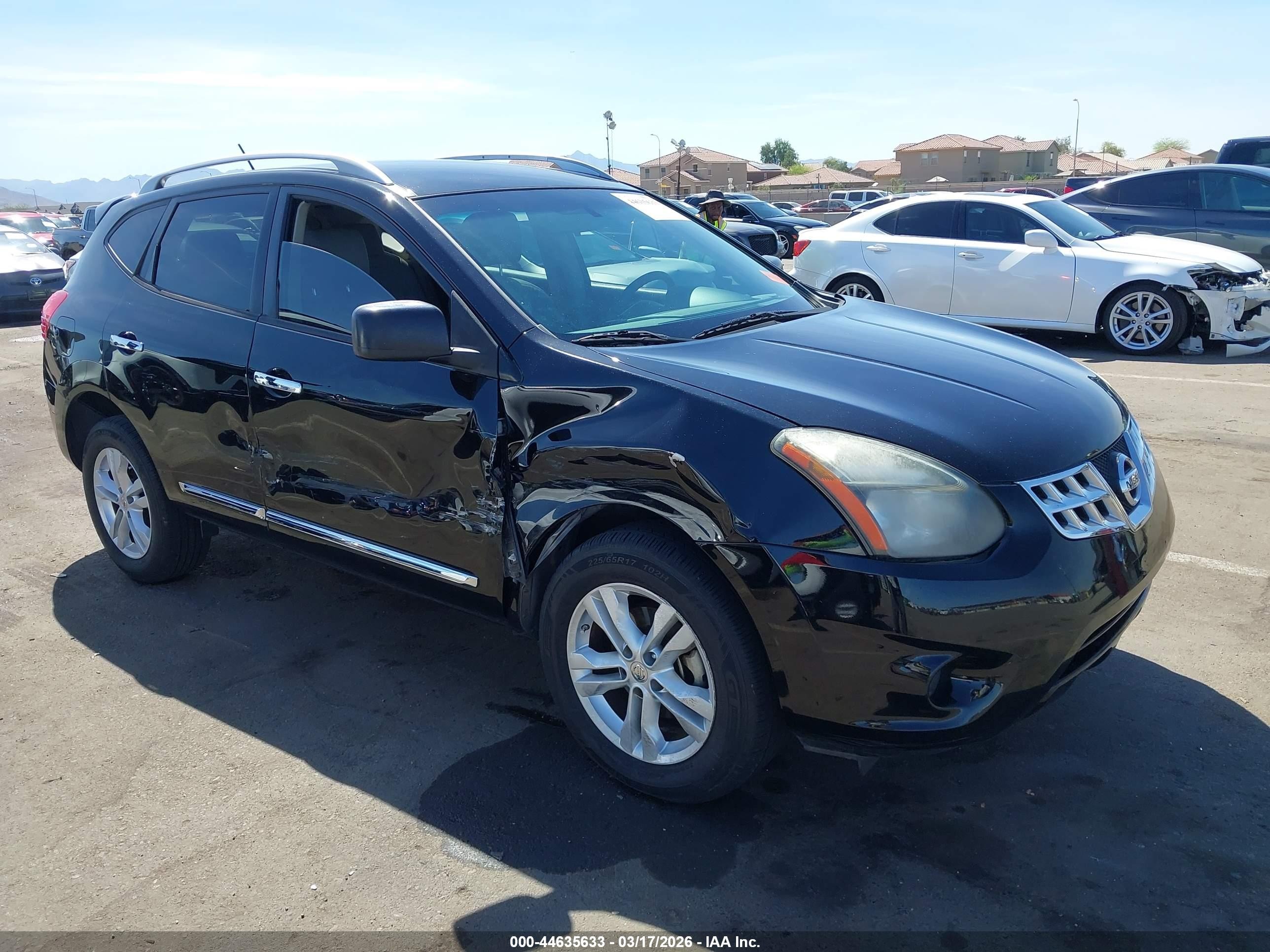2015 Nissan Rogue Select S Black vin: JN8AS5MT5FW671450