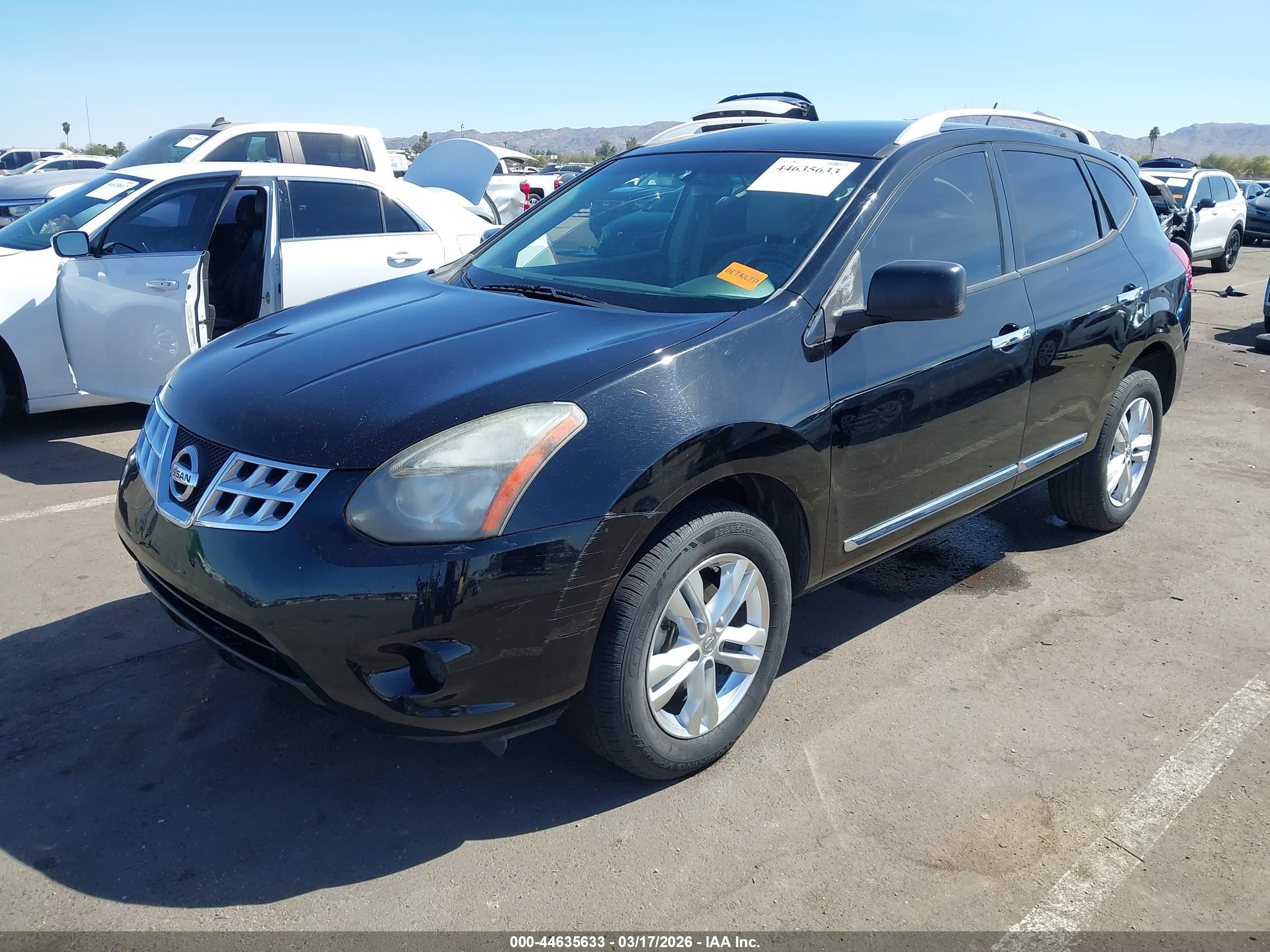 2015 Nissan Rogue Select S Black vin: JN8AS5MT5FW671450