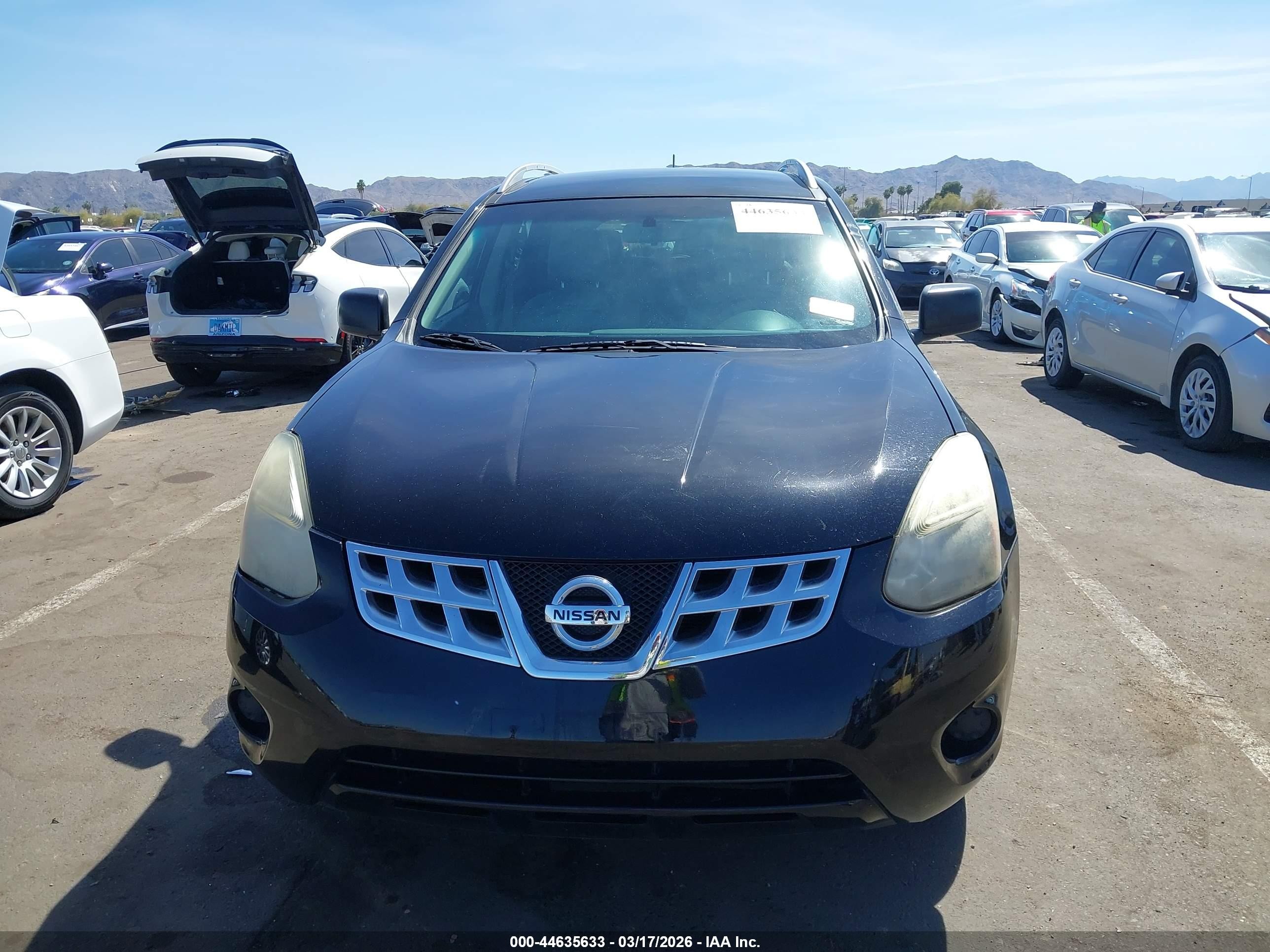 2015 Nissan Rogue Select S Black vin: JN8AS5MT5FW671450