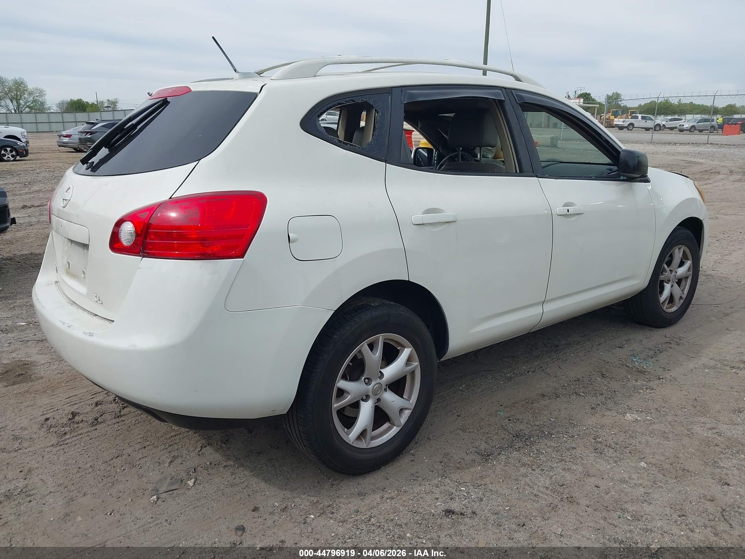 2010 Nissan Rogue Sl Белый vin: JN8AS5MT6AW010471