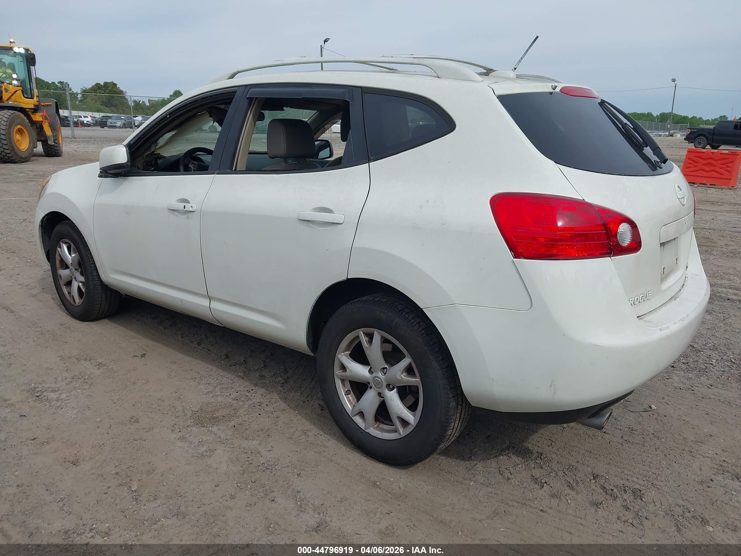 2010 Nissan Rogue Sl Белый vin: JN8AS5MT6AW010471