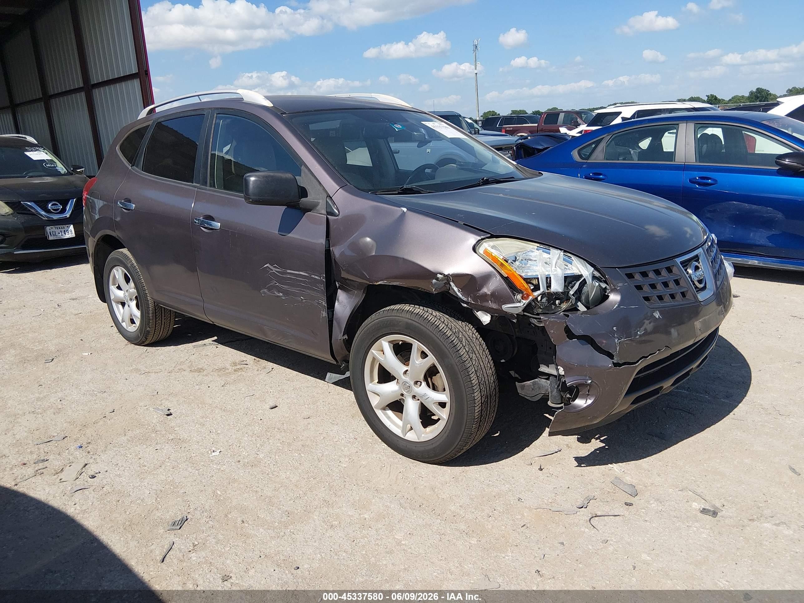 2010 Nissan Rogue Sl Gray vin: JN8AS5MT6AW015931