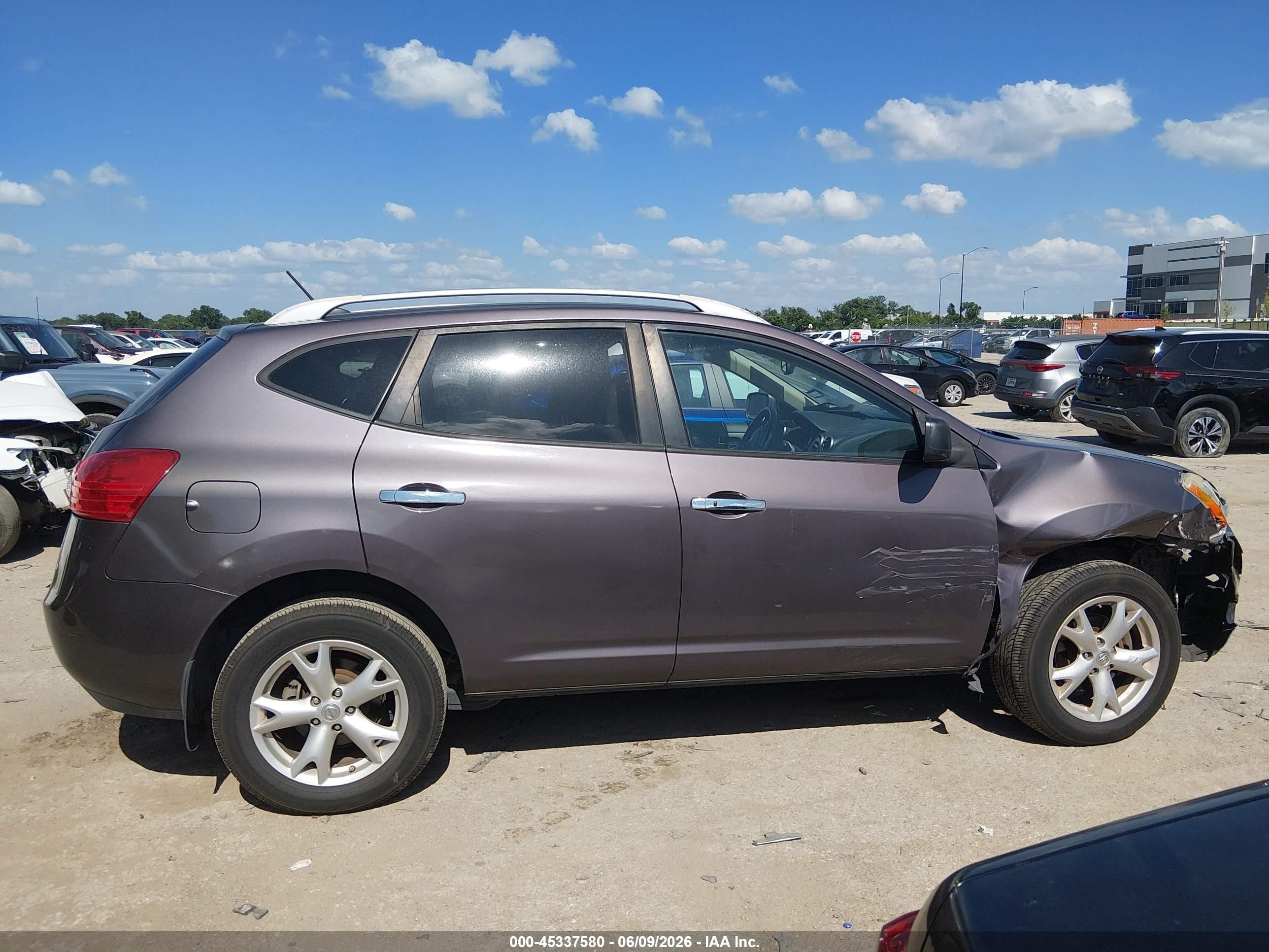 2010 Nissan Rogue Sl Gray vin: JN8AS5MT6AW015931
