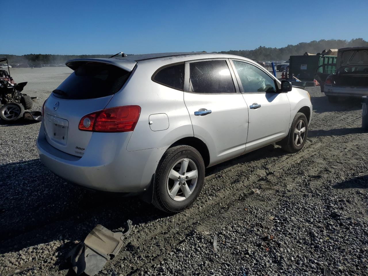 2010 Nissan Rogue S Серебряный vin: JN8AS5MT6AW017291