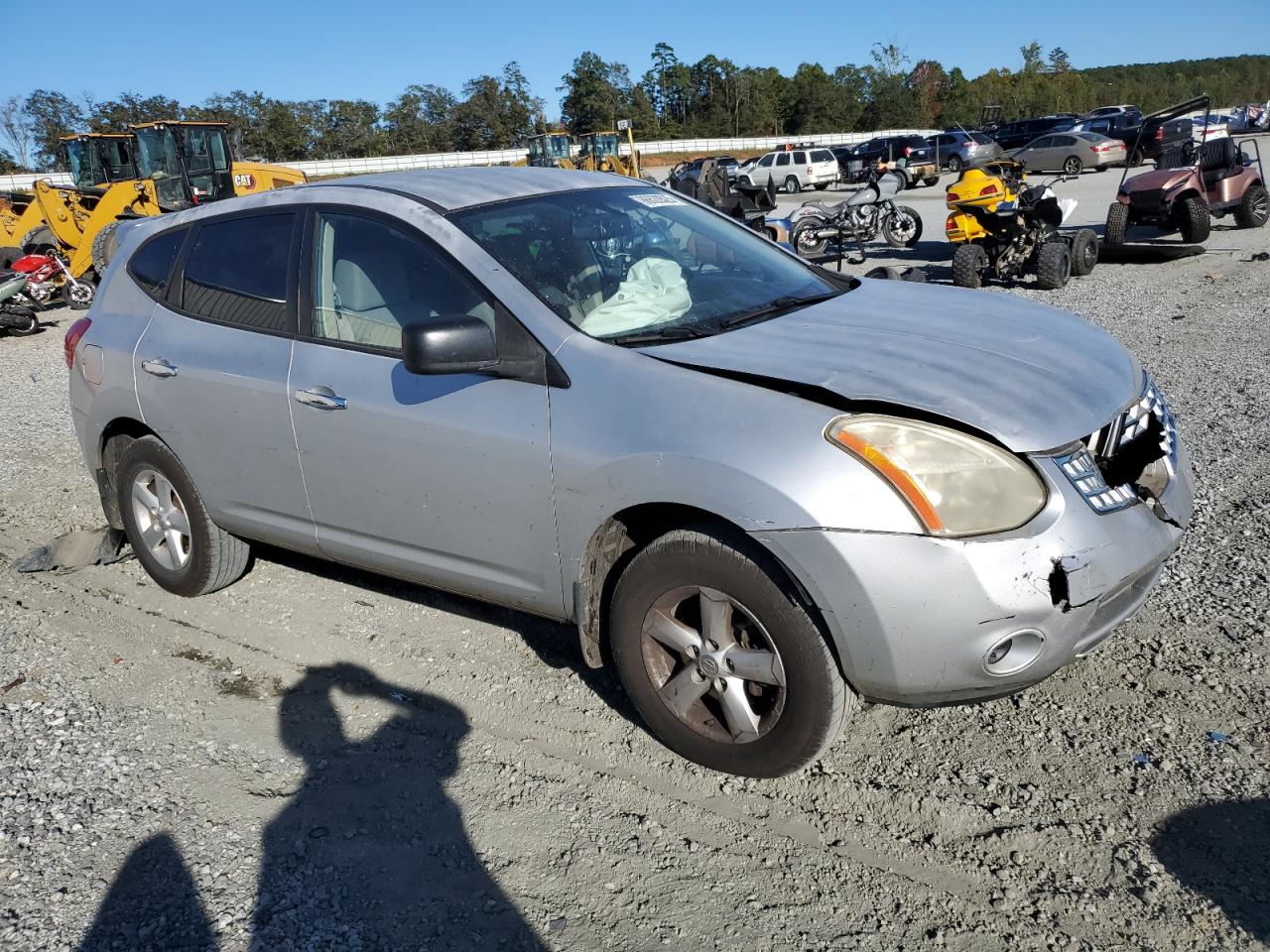 2010 Nissan Rogue S Серебряный vin: JN8AS5MT6AW017291