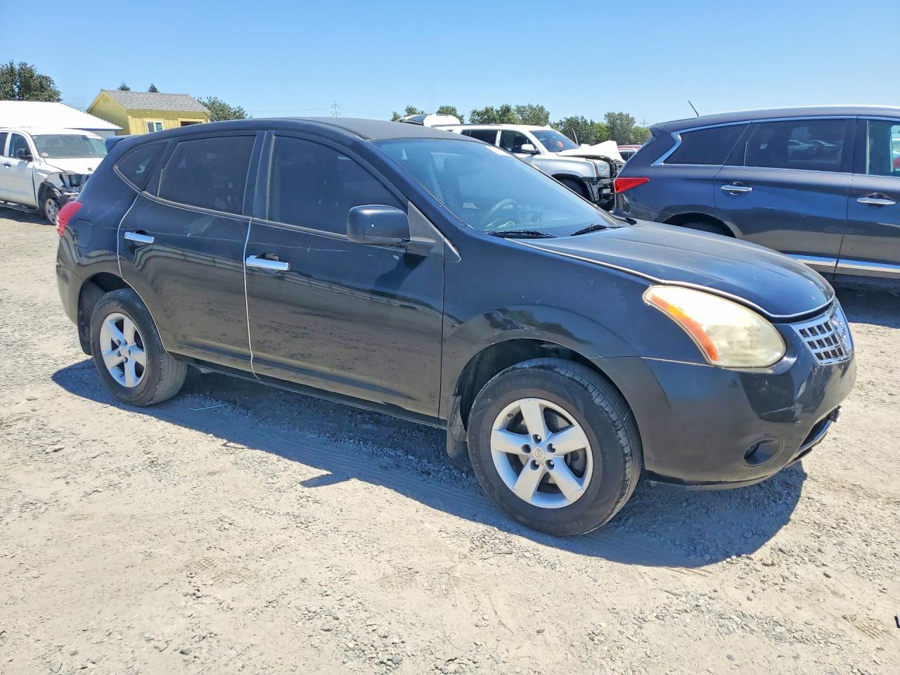 2010 Nissan Rogue Sl Black vin: JN8AS5MT6AW026136