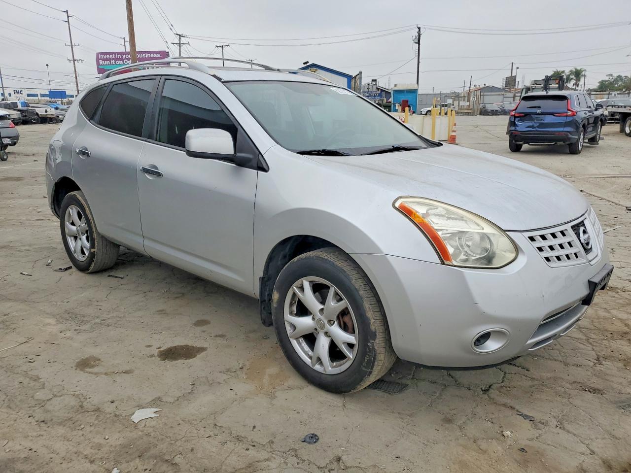 2010 Nissan Rogue Sl Silver vin: JN8AS5MT6AW503406