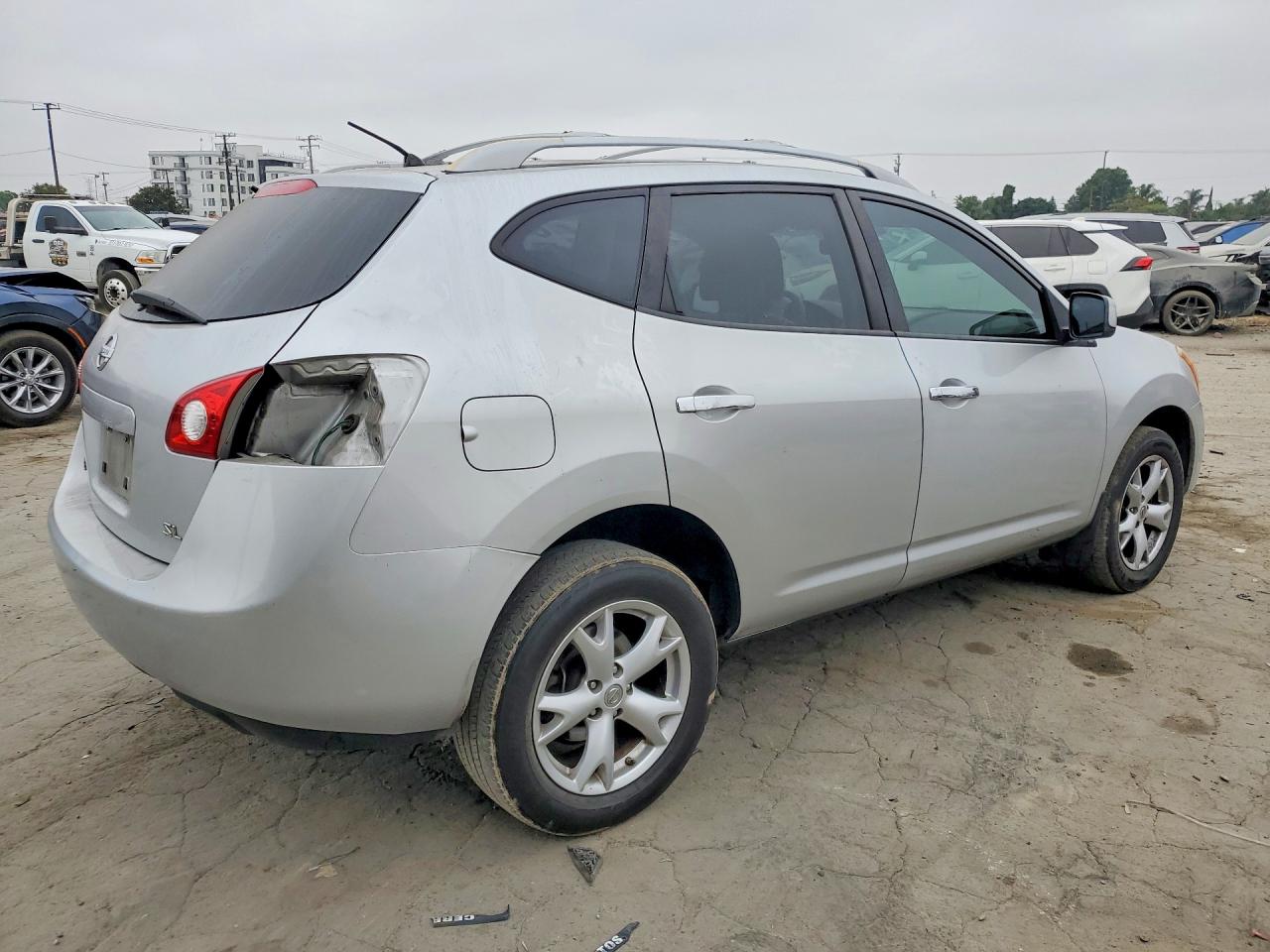 2010 Nissan Rogue Sl Silver vin: JN8AS5MT6AW503406