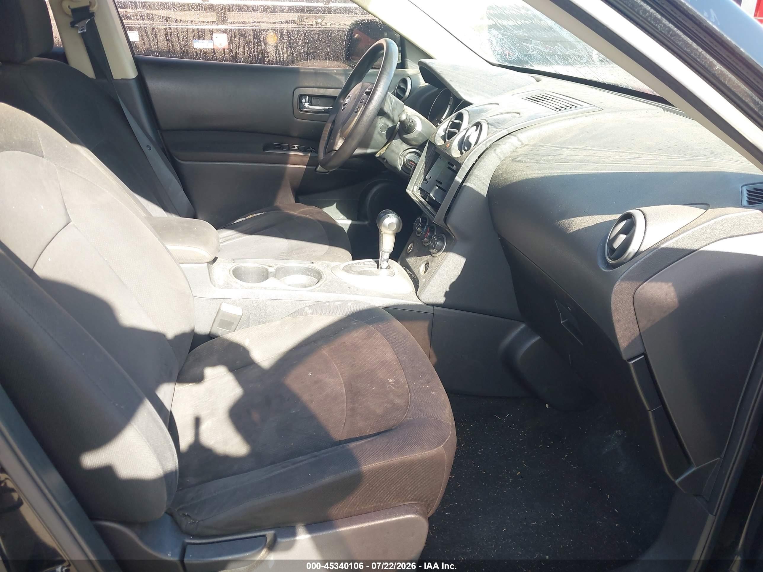 2010 Nissan Rogue S Black vin: JN8AS5MT6AW505091