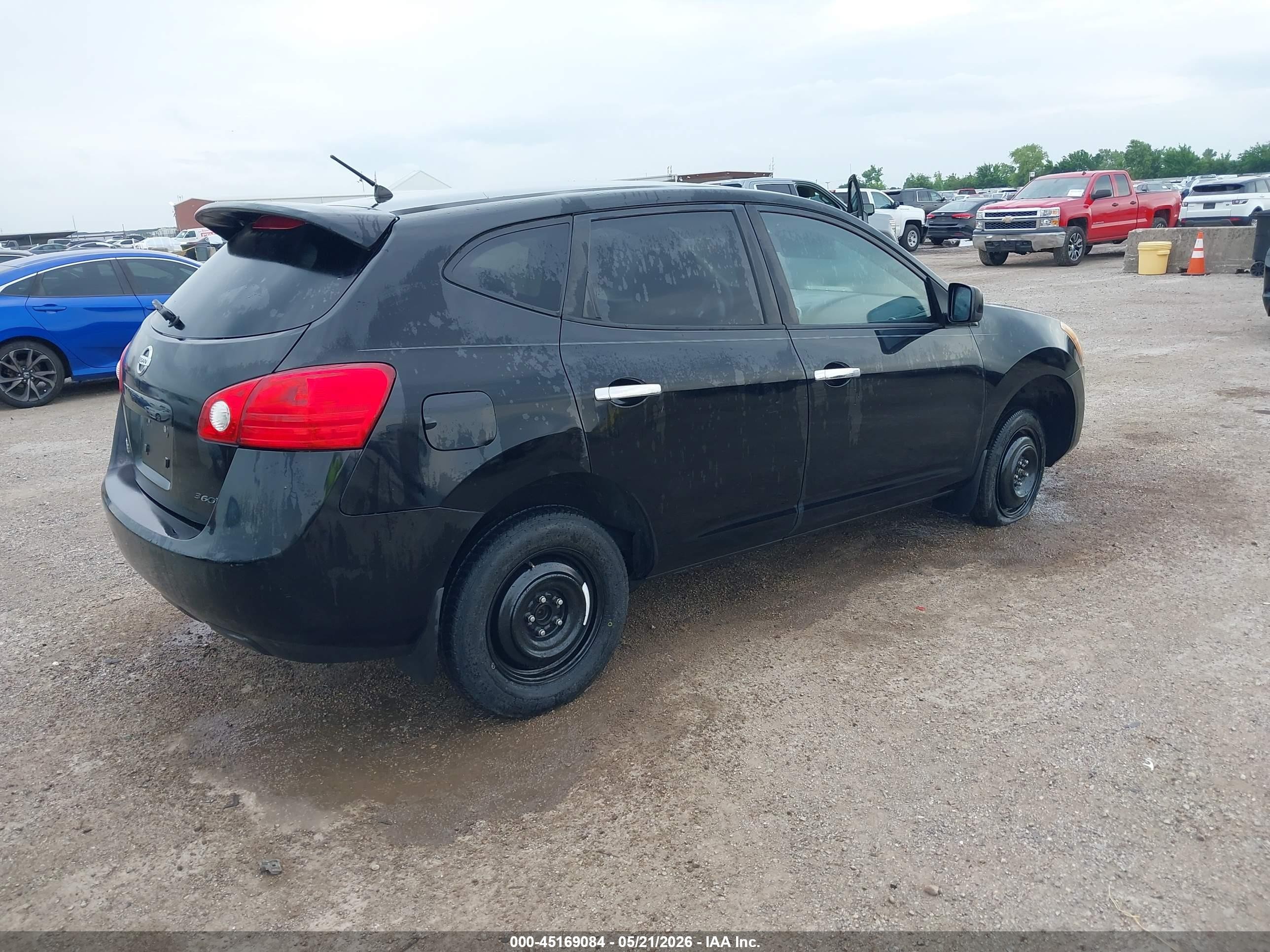2010 Nissan Rogue S Black vin: JN8AS5MT6AW507522