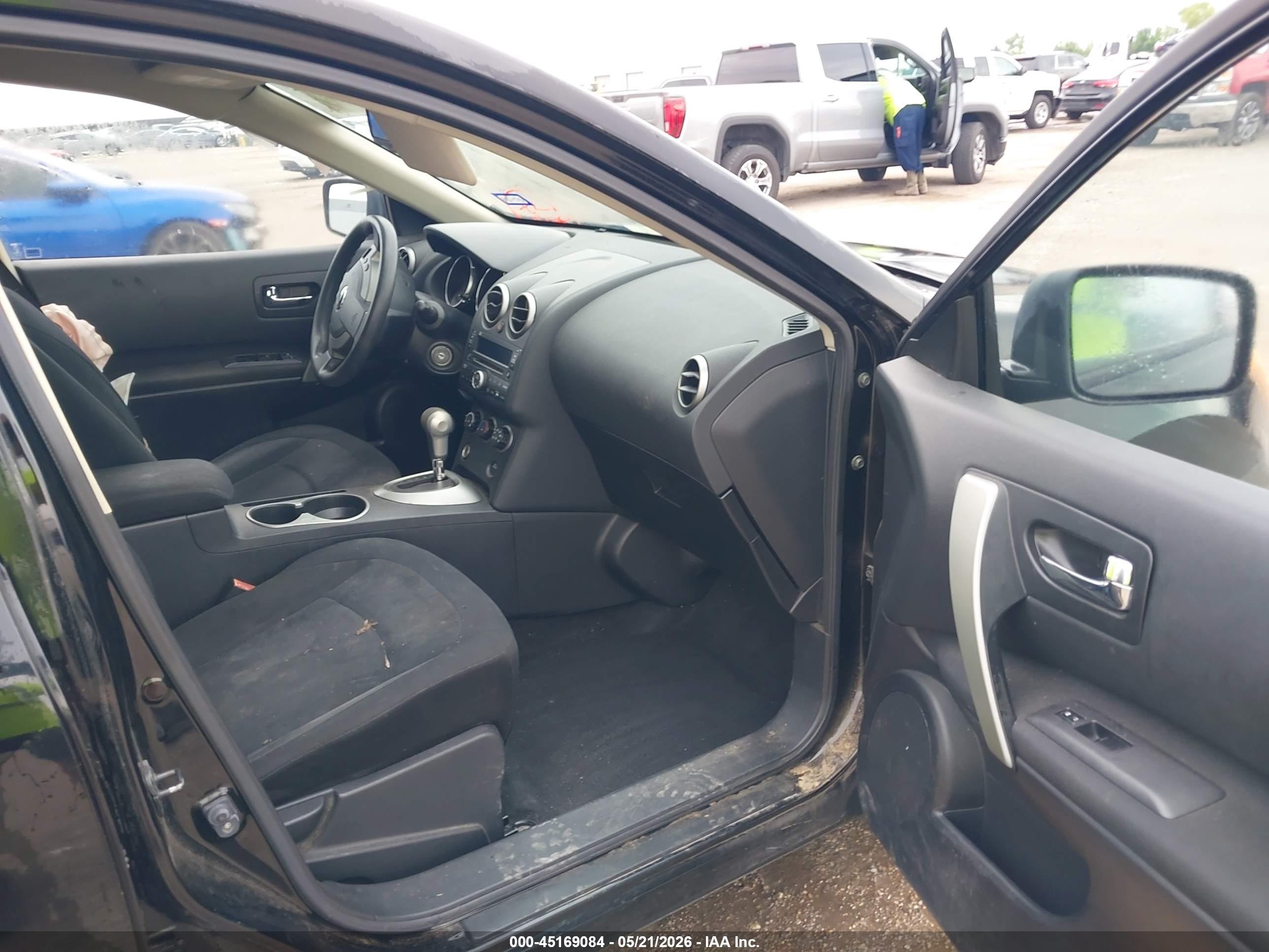 2010 Nissan Rogue S Black vin: JN8AS5MT6AW507522