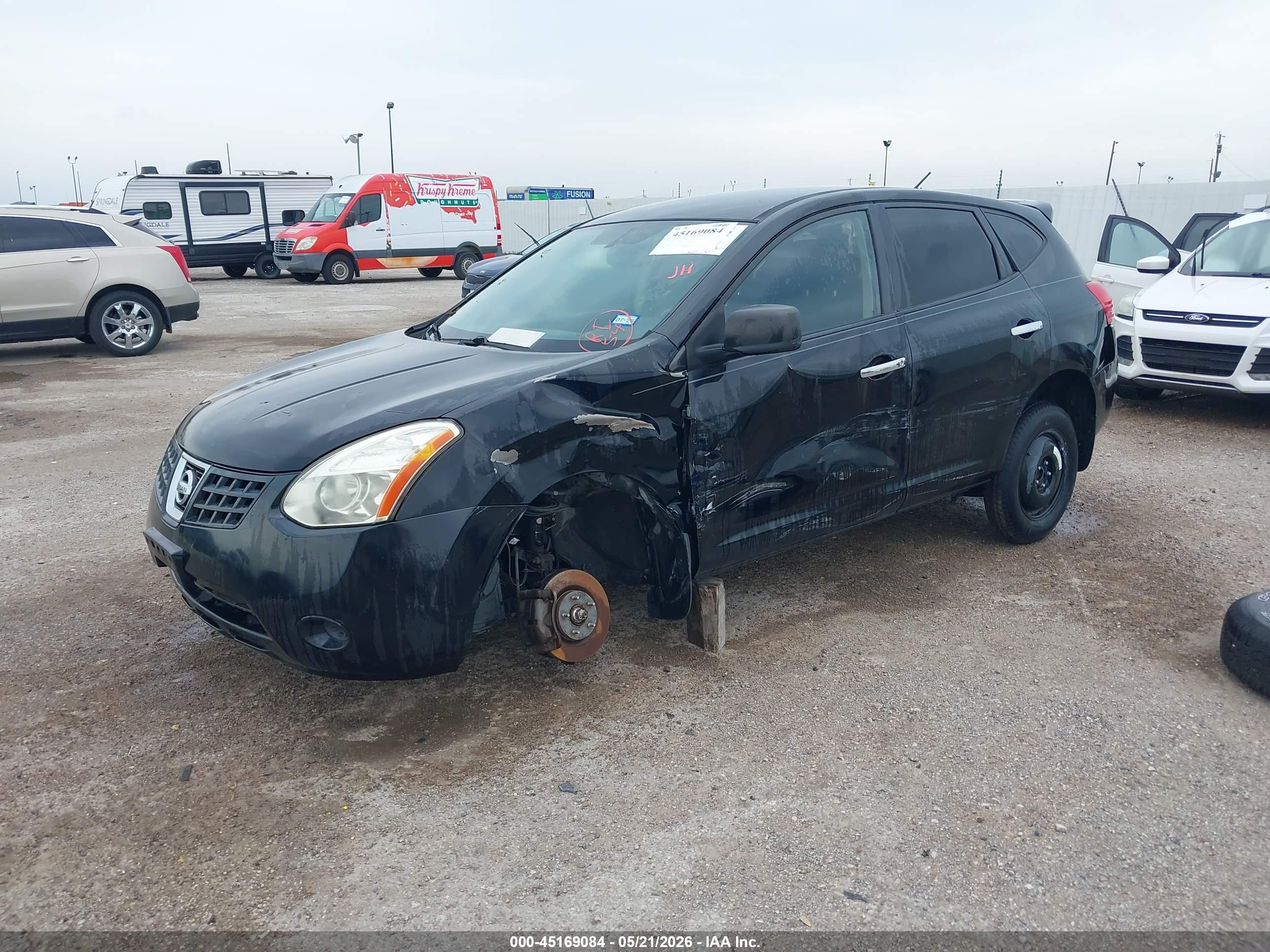 2010 Nissan Rogue S Black vin: JN8AS5MT6AW507522