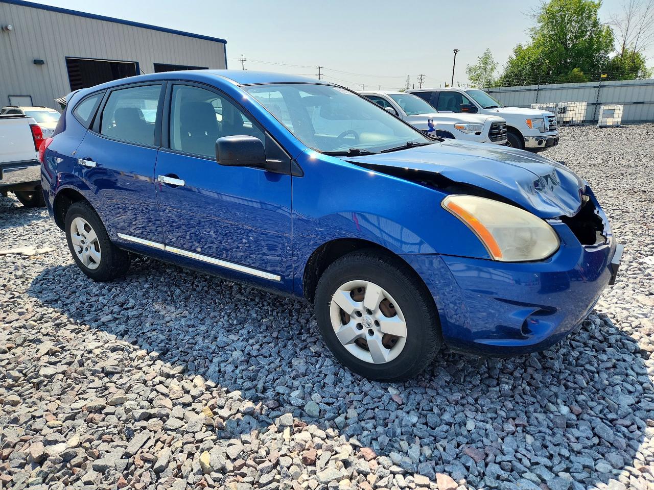 2011 Nissan Rogue S Blue vin: JN8AS5MT6BW164258