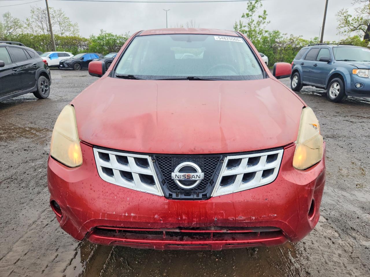 2011 Nissan Rogue S Красный vin: JN8AS5MT6BW168536