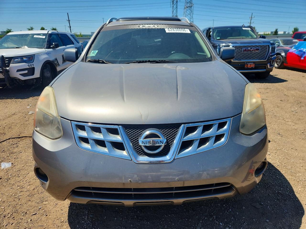 2011 Nissan Rogue S Серый vin: JN8AS5MT6BW184560