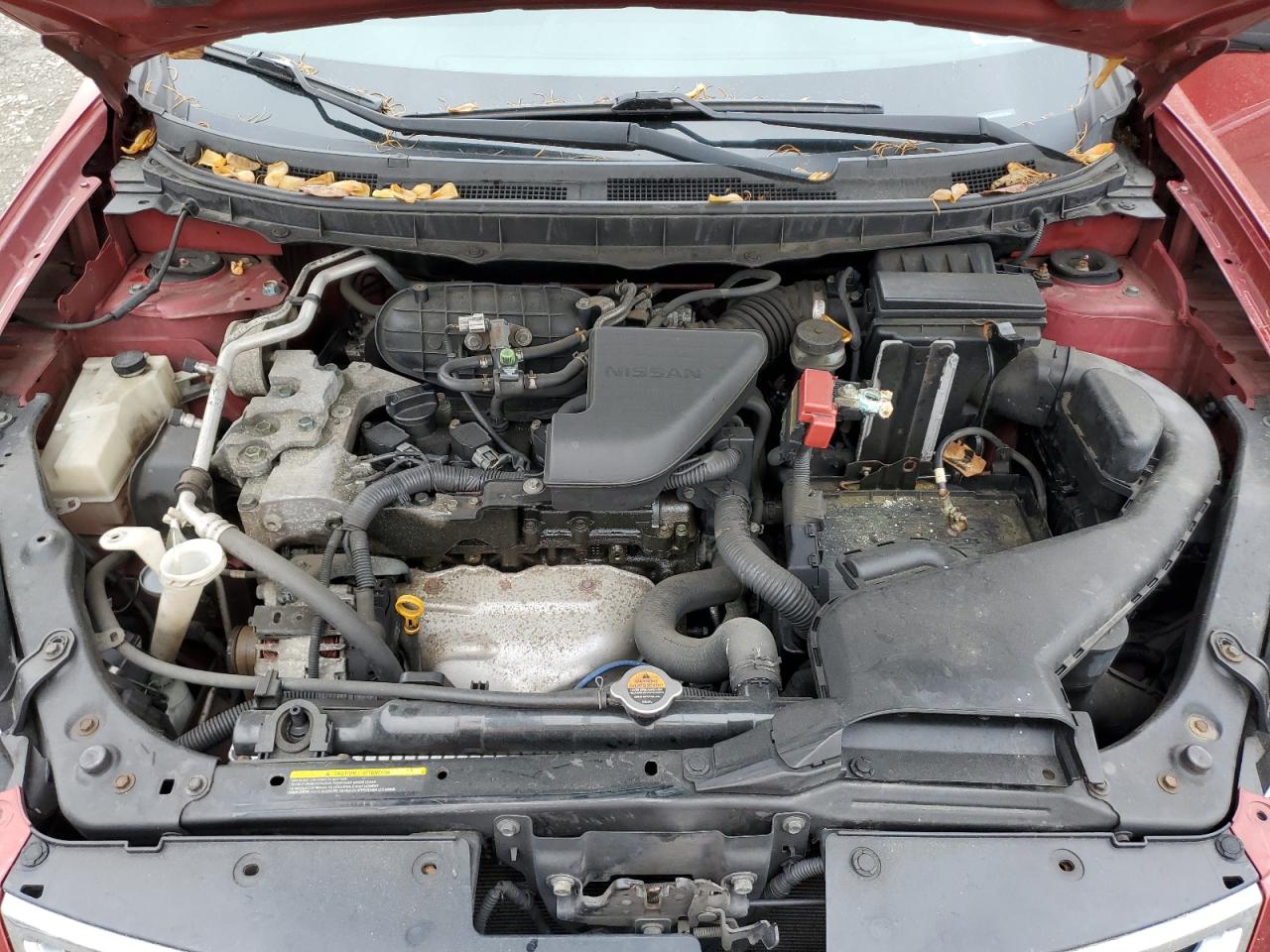 2011 Nissan Rogue S Red vin: JN8AS5MT6BW187362