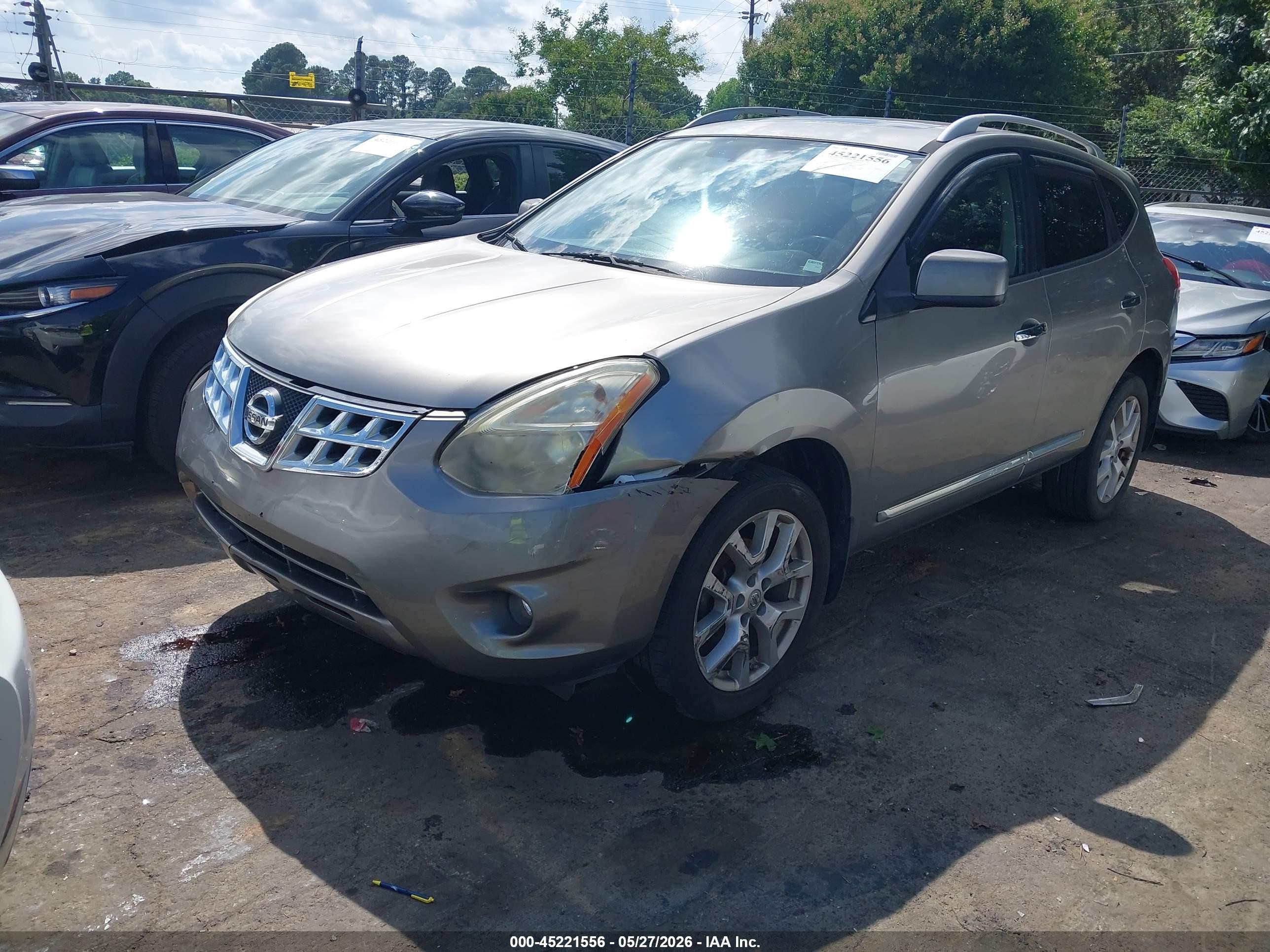 2011 Nissan Rogue Sv Серебряный vin: JN8AS5MT6BW187572