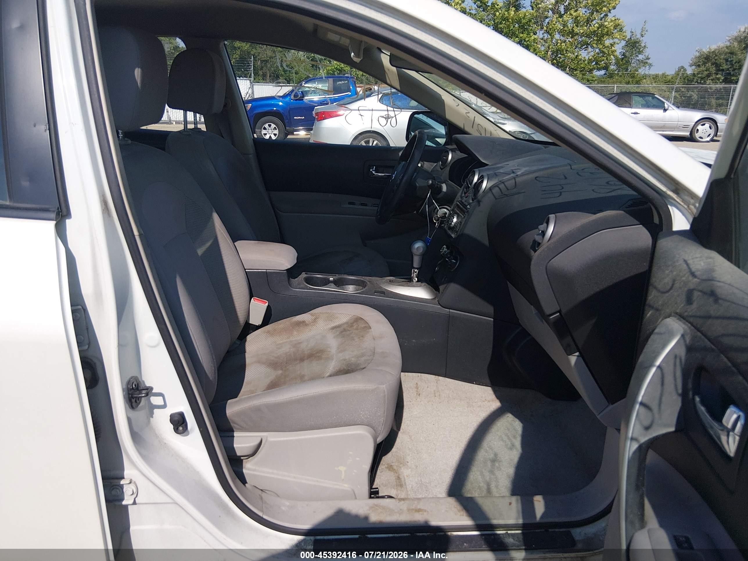 2012 Nissan Rogue S White vin: JN8AS5MT6CW250803