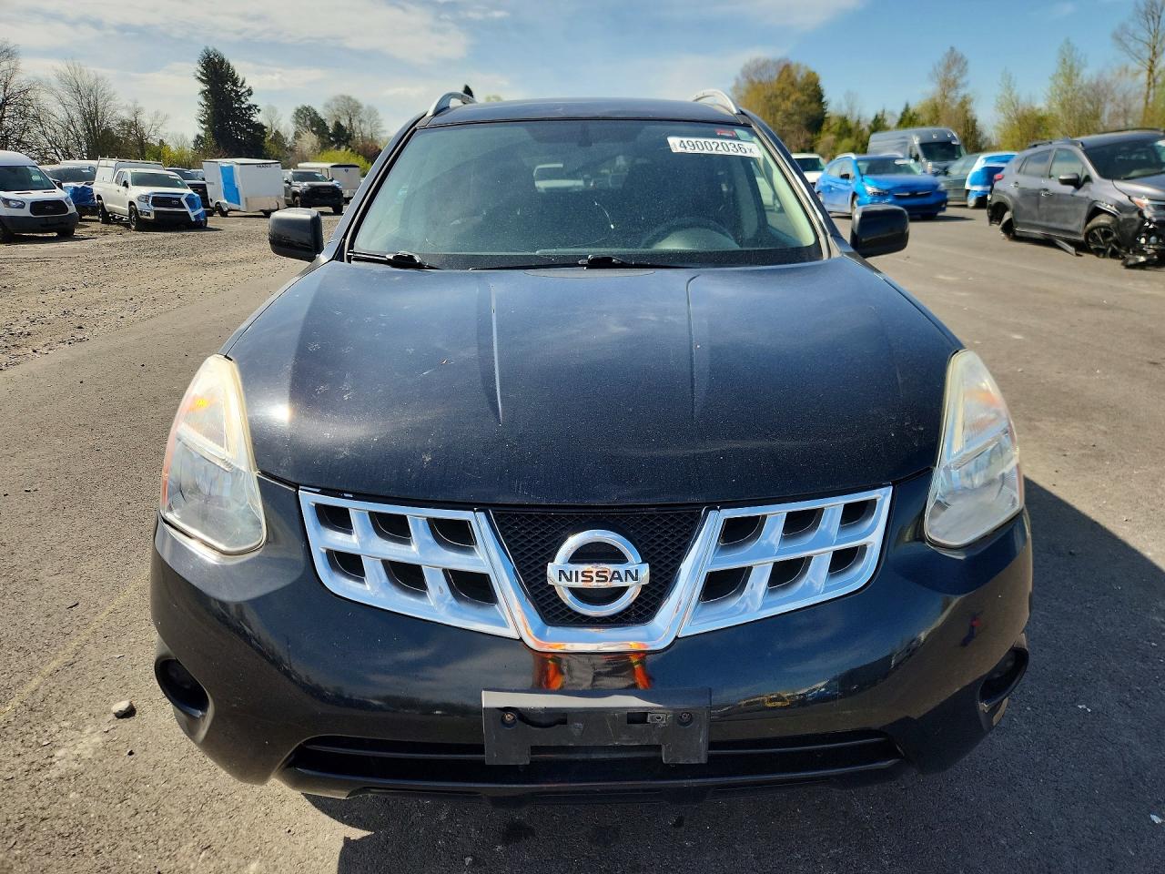 2012 Nissan Rogue S Black vin: JN8AS5MT6CW254575