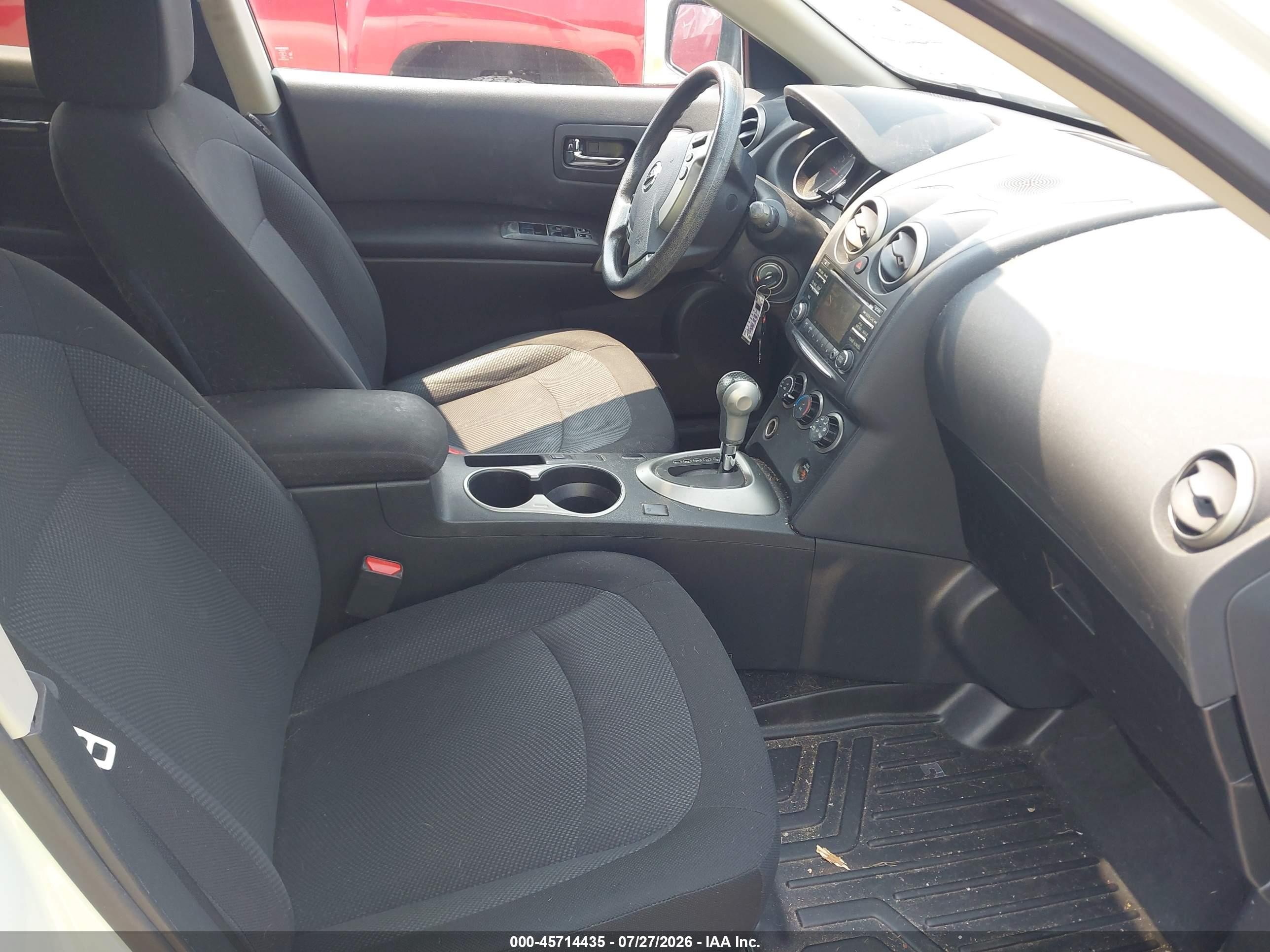 2012 Nissan Rogue S White vin: JN8AS5MT6CW260134