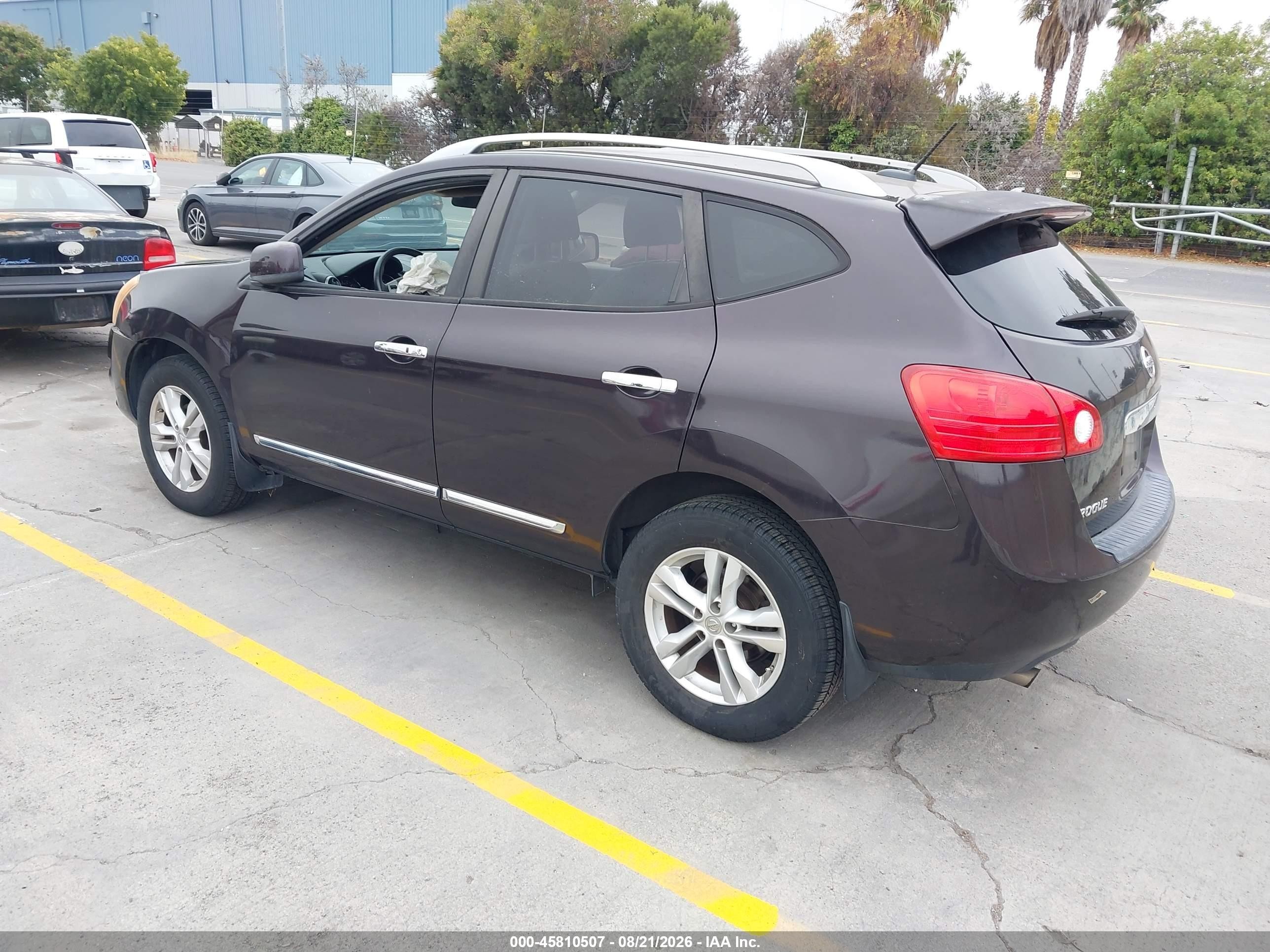 2012 Nissan Rogue Sv Gray vin: JN8AS5MT6CW281713