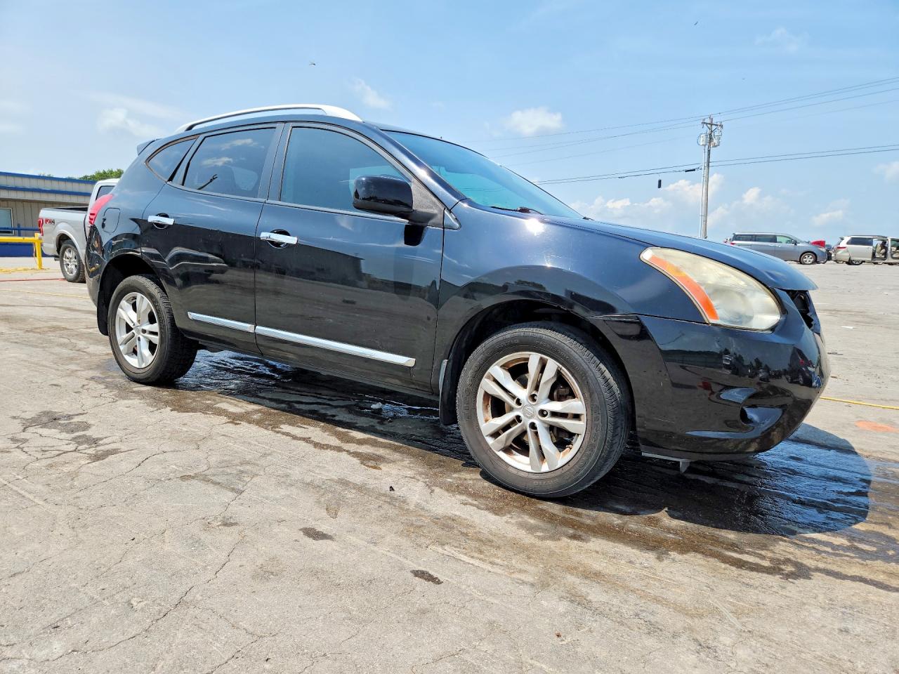 2012 Nissan Rogue S Black vin: JN8AS5MT6CW283140