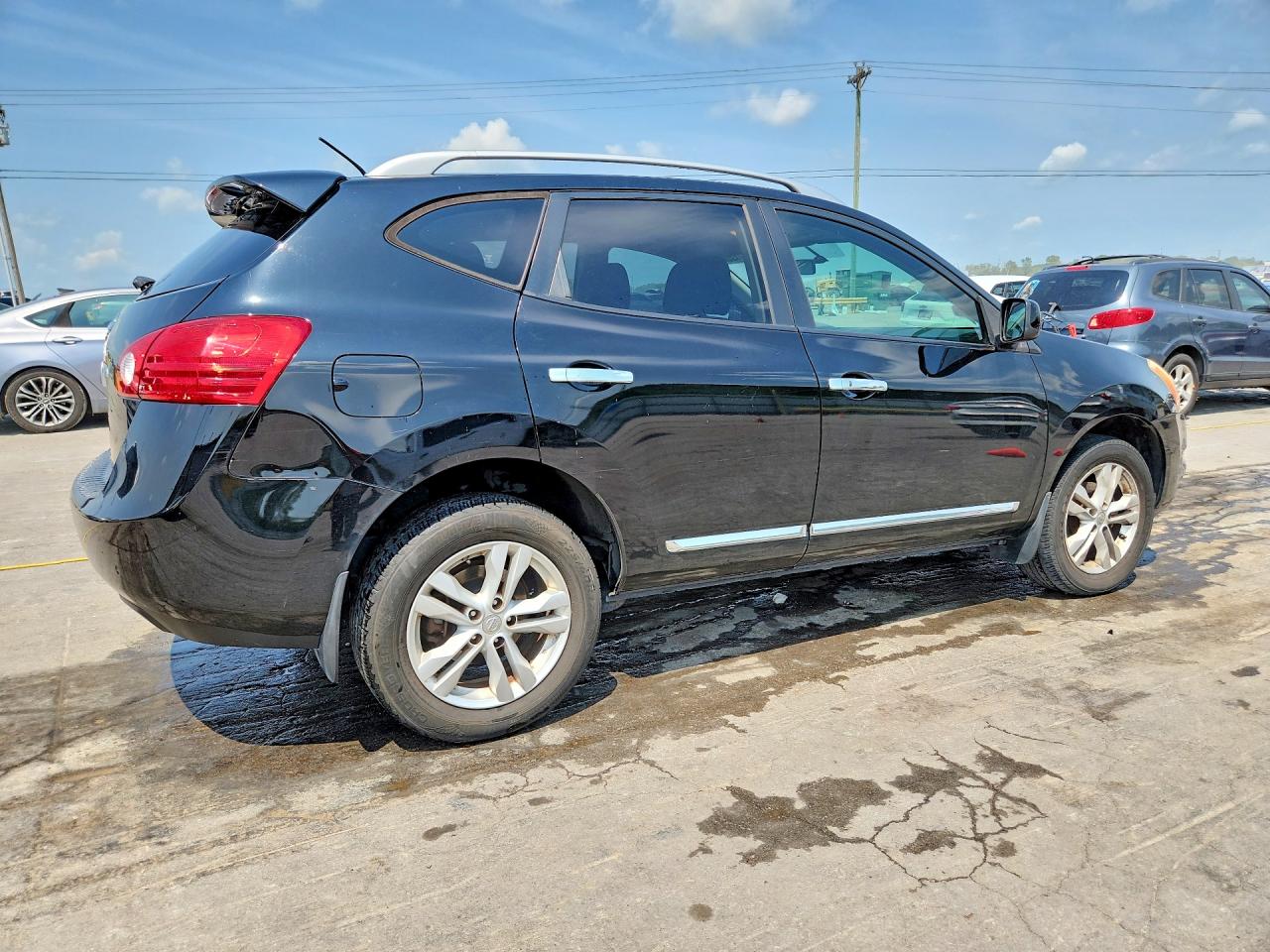 2012 Nissan Rogue S Black vin: JN8AS5MT6CW283140