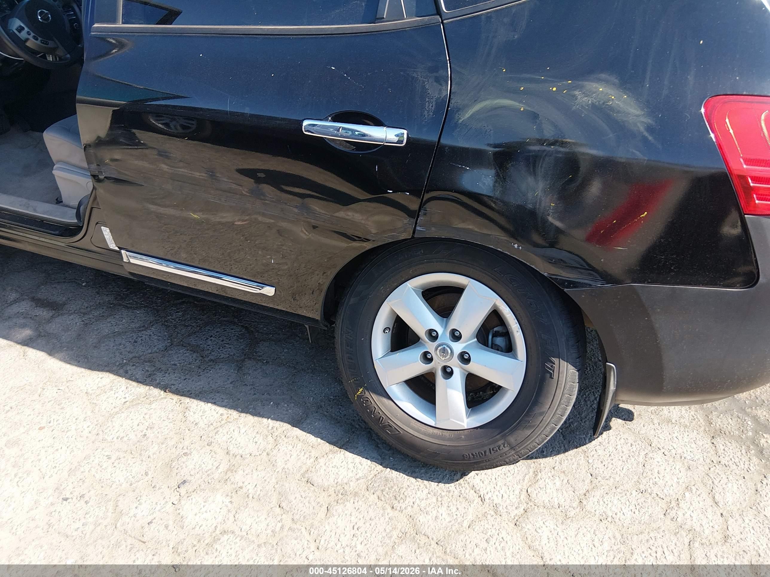 2012 Nissan Rogue S Black vin: JN8AS5MT6CW285146
