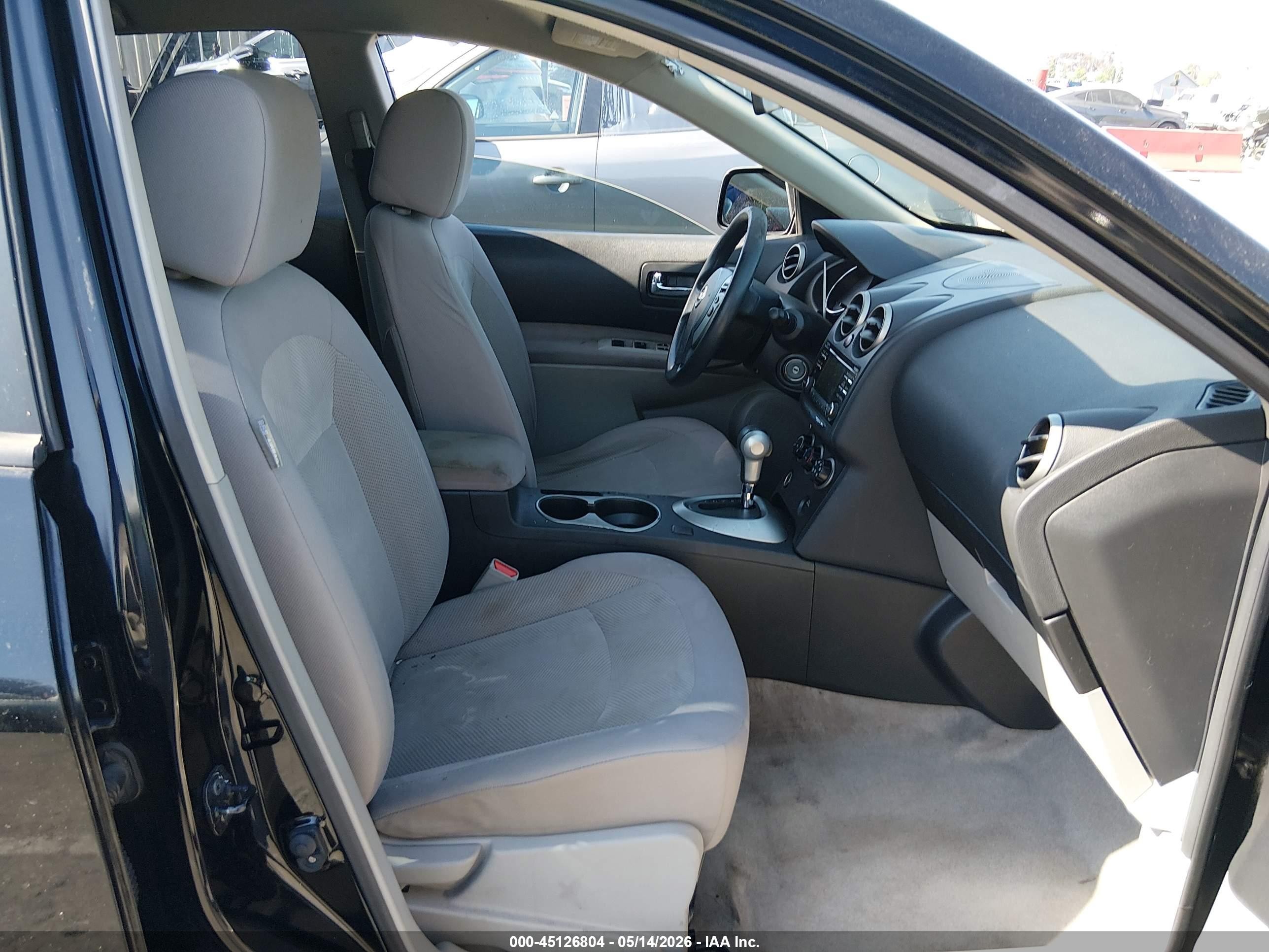 2012 Nissan Rogue S Black vin: JN8AS5MT6CW285146