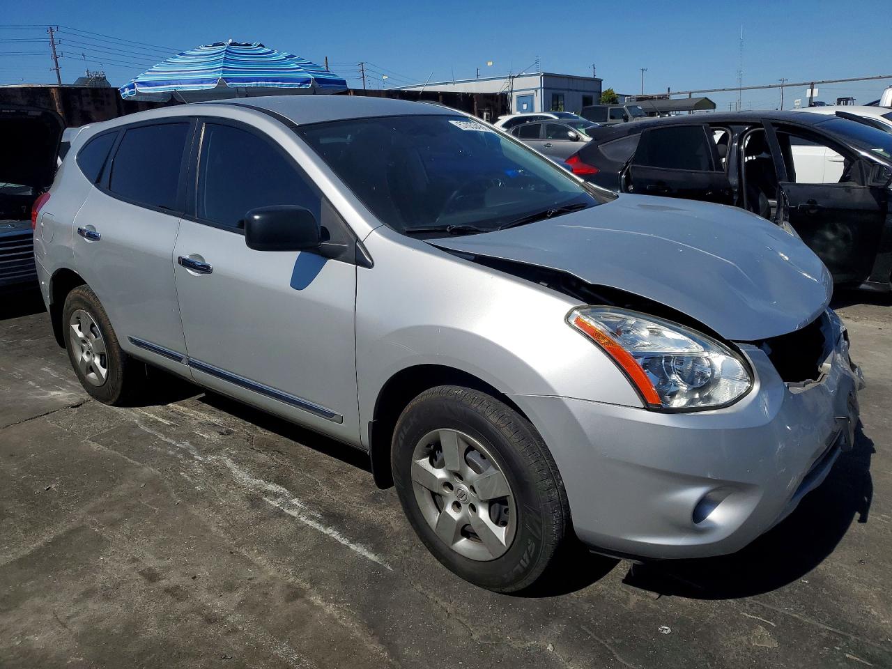 2012 Nissan Rogue S Silver vin: JN8AS5MT6CW303385